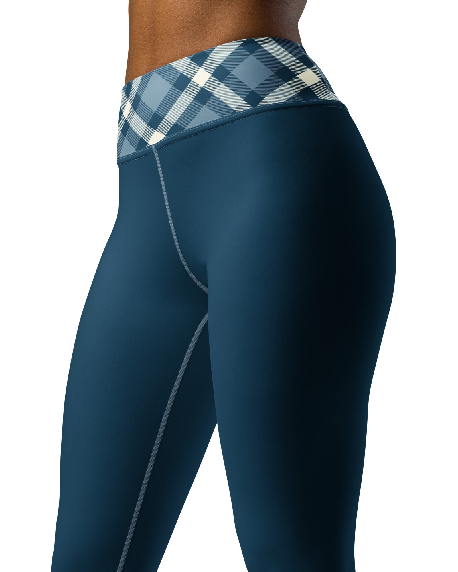 Jolly & Goode Yoga Leggings Cheeky Check Yoga Leggings Cheeky British Style