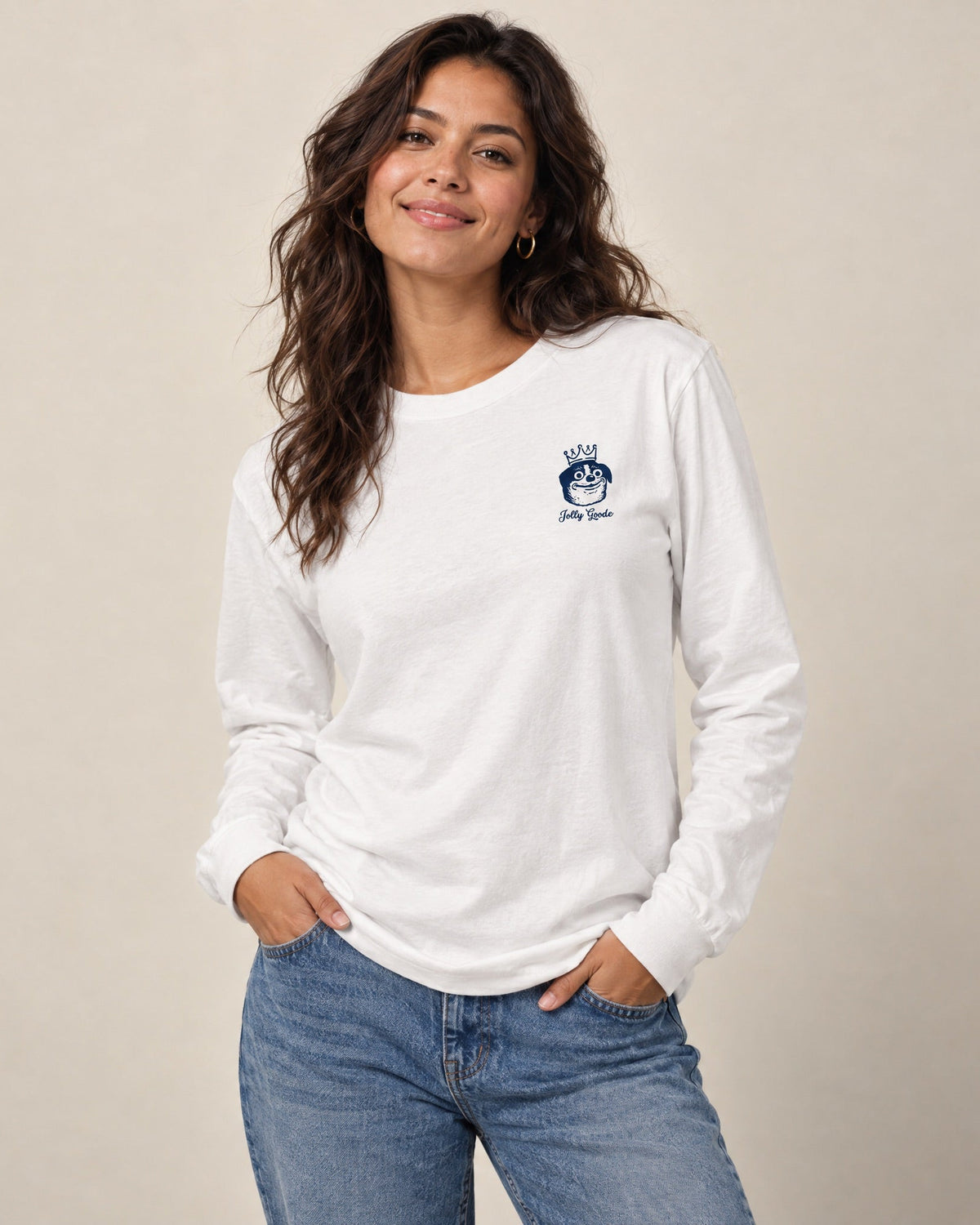 Jolly & Goode Jolly Goode London Crowned Dog Long Sleeve Shirt Cheeky British Style