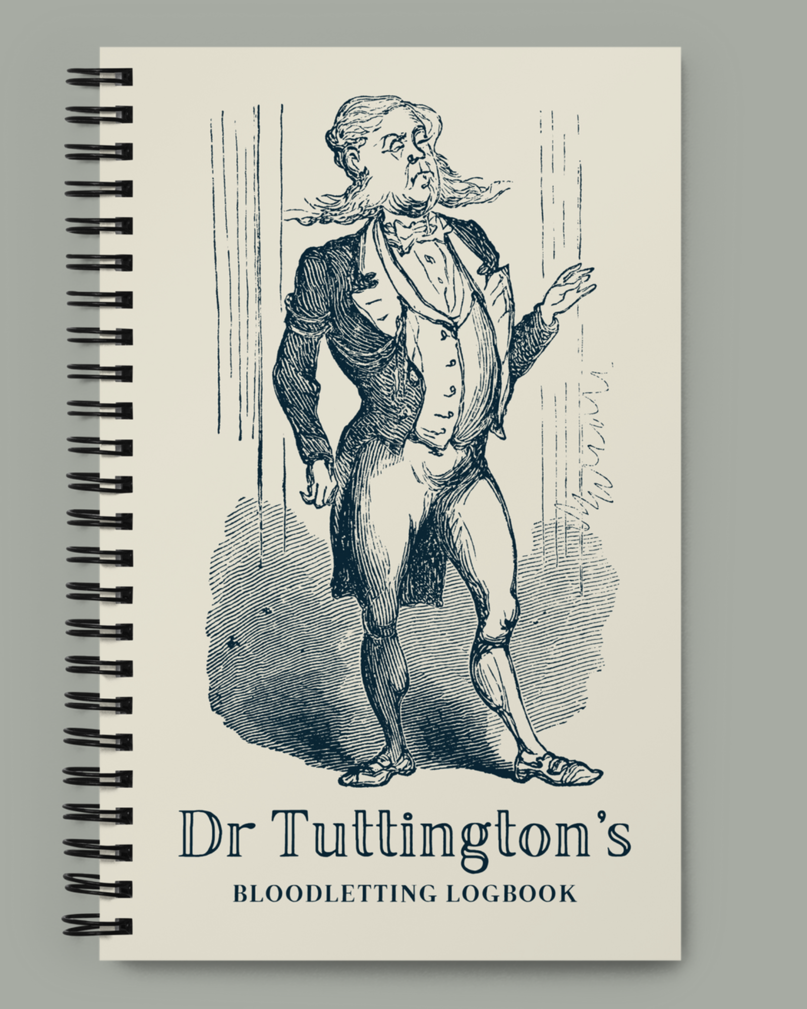 Fun Duly Noted Notebooks including Dr Tuttington's medical journals by Jolly & Goode