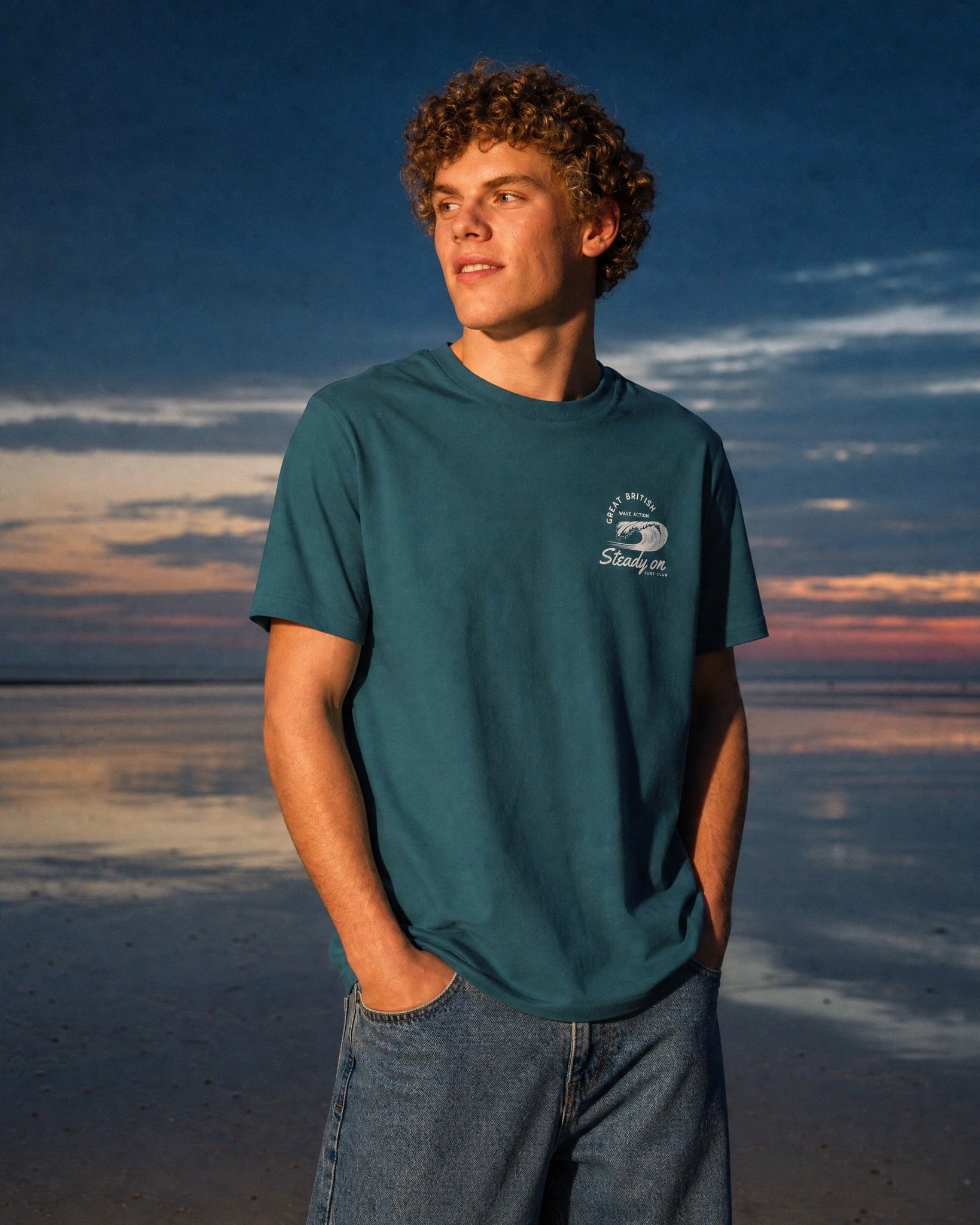 Apparel from the Steady On Surf Club collection is a joy to wear and a fantastic way to represent British Surfing. Cheers.