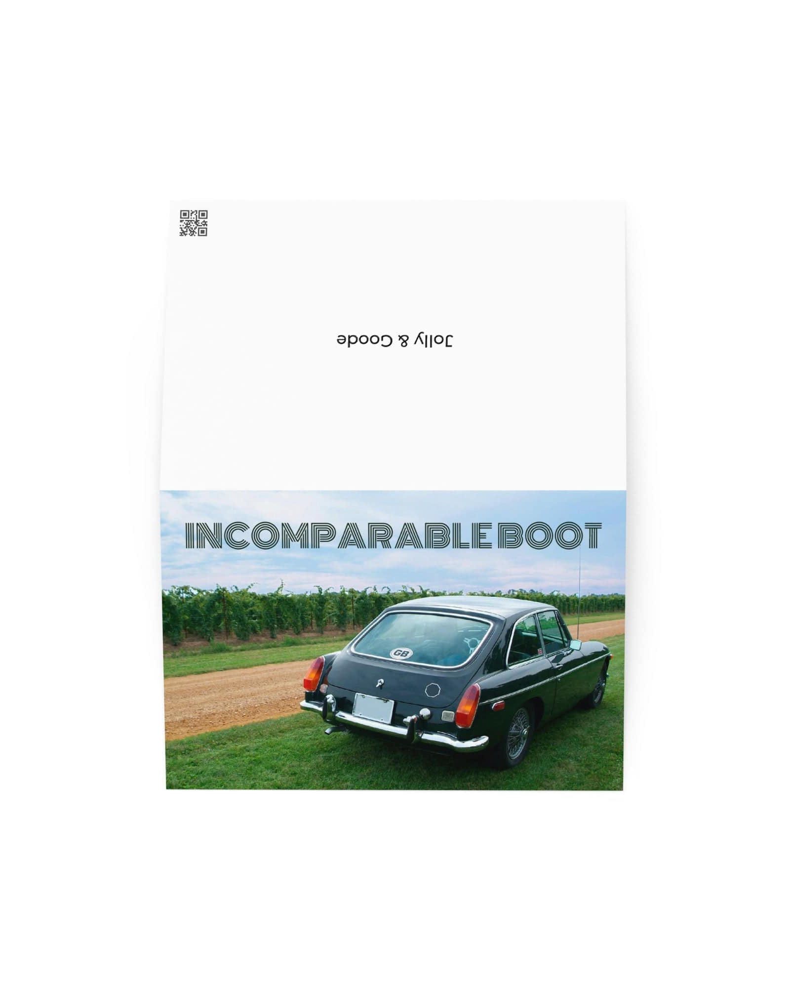 Incomparable Boot | Greeting Card.