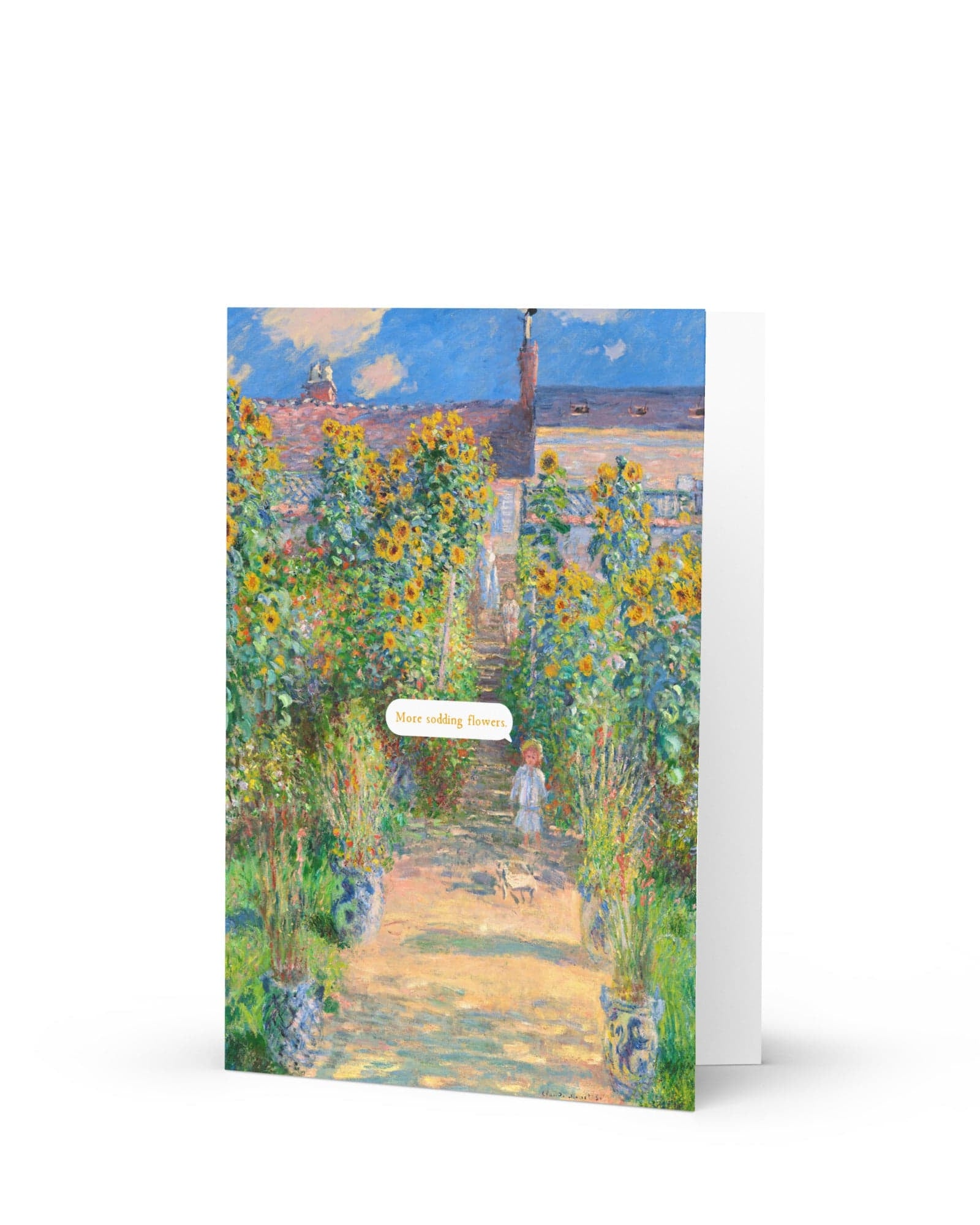 More Sodding Flowers Greeting Card.