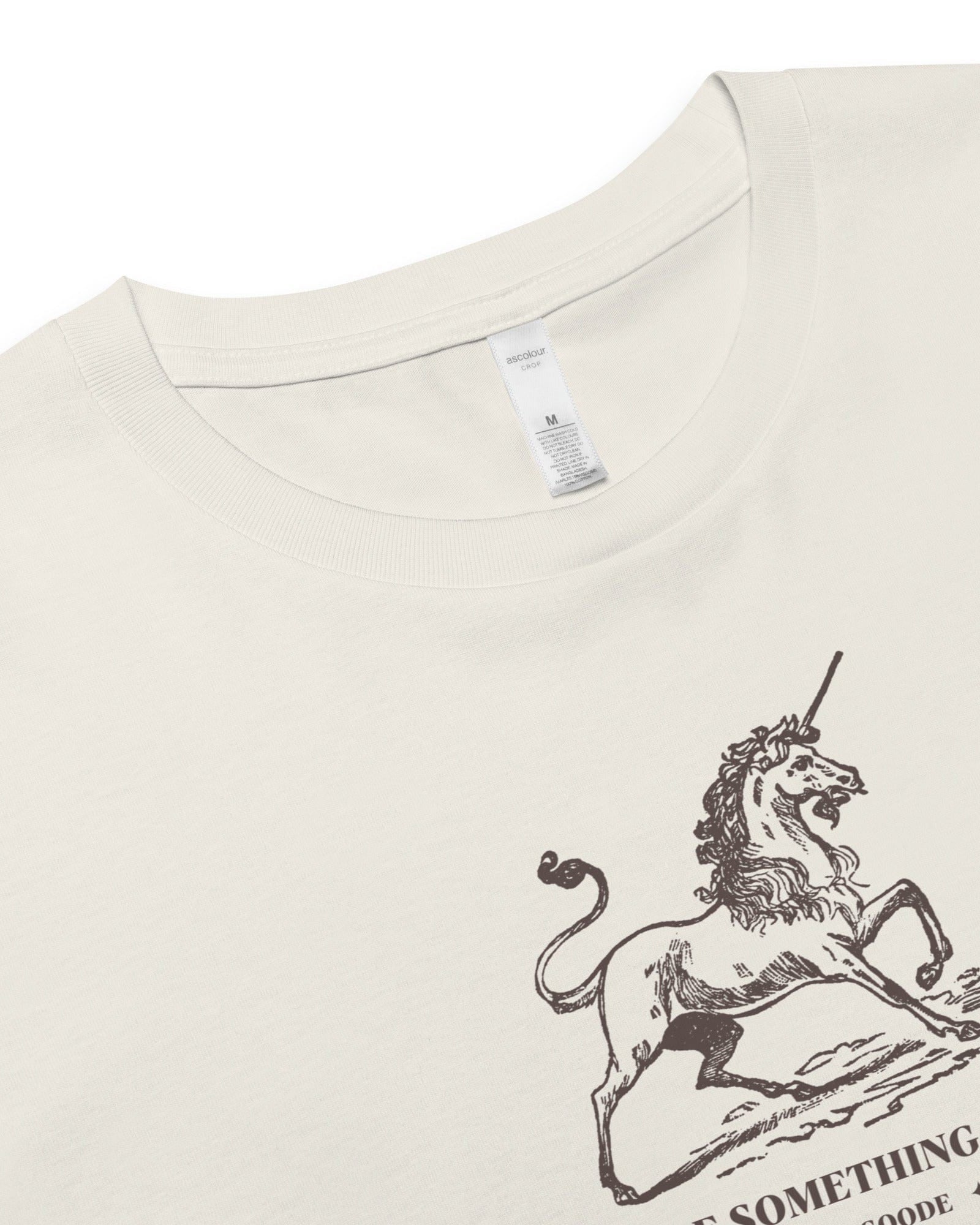 A Little Something Extra Unicorn Crop Top.