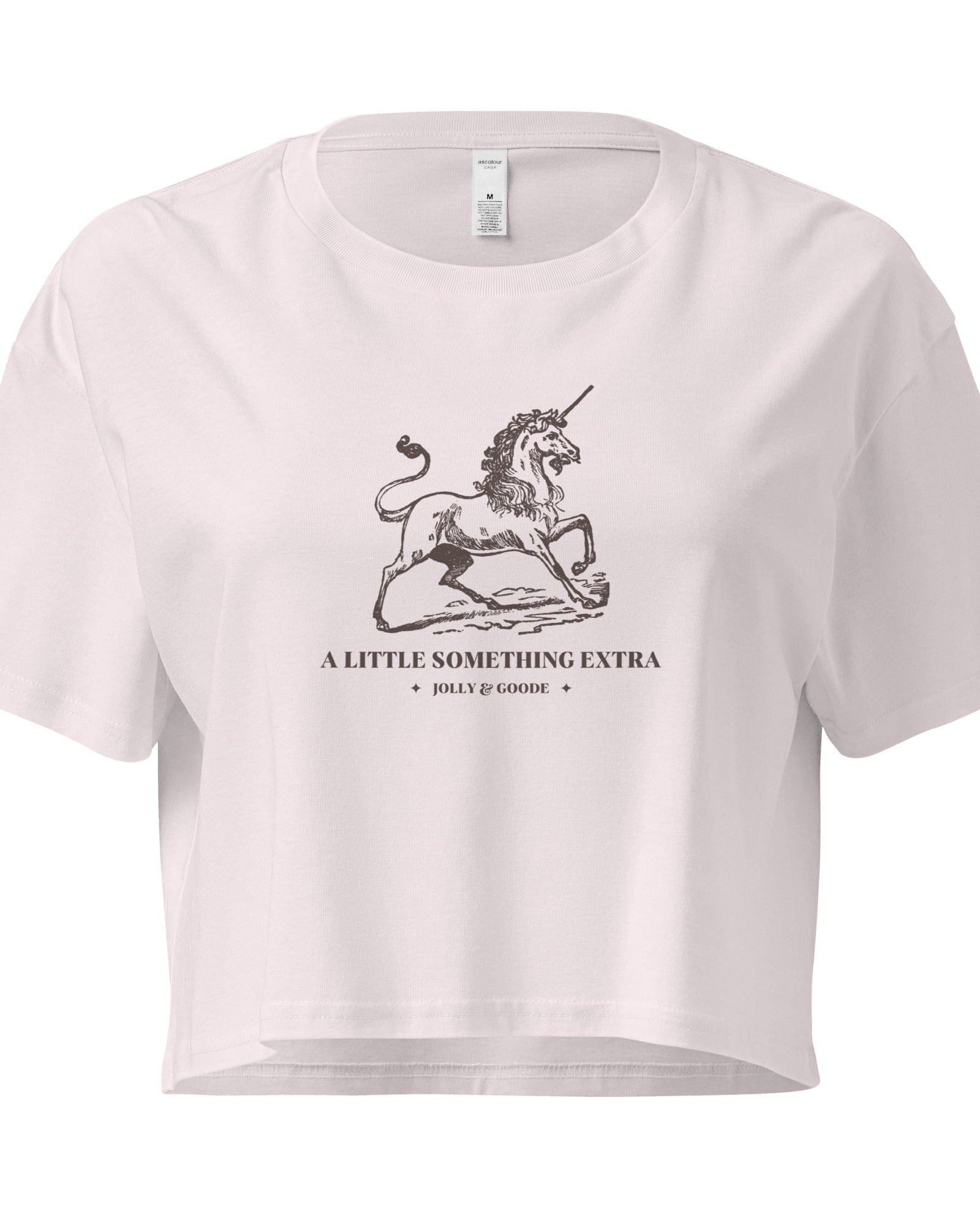 A Little Something Extra Unicorn Crop Top.