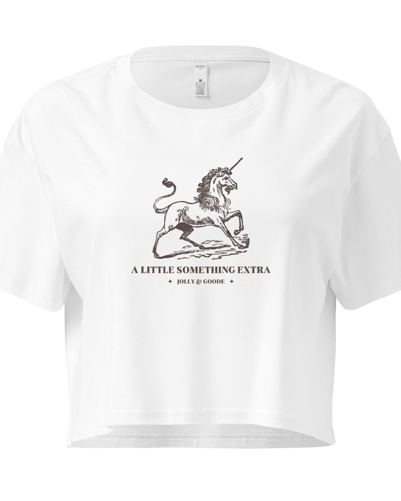 A Little Something Extra Unicorn Crop Top.