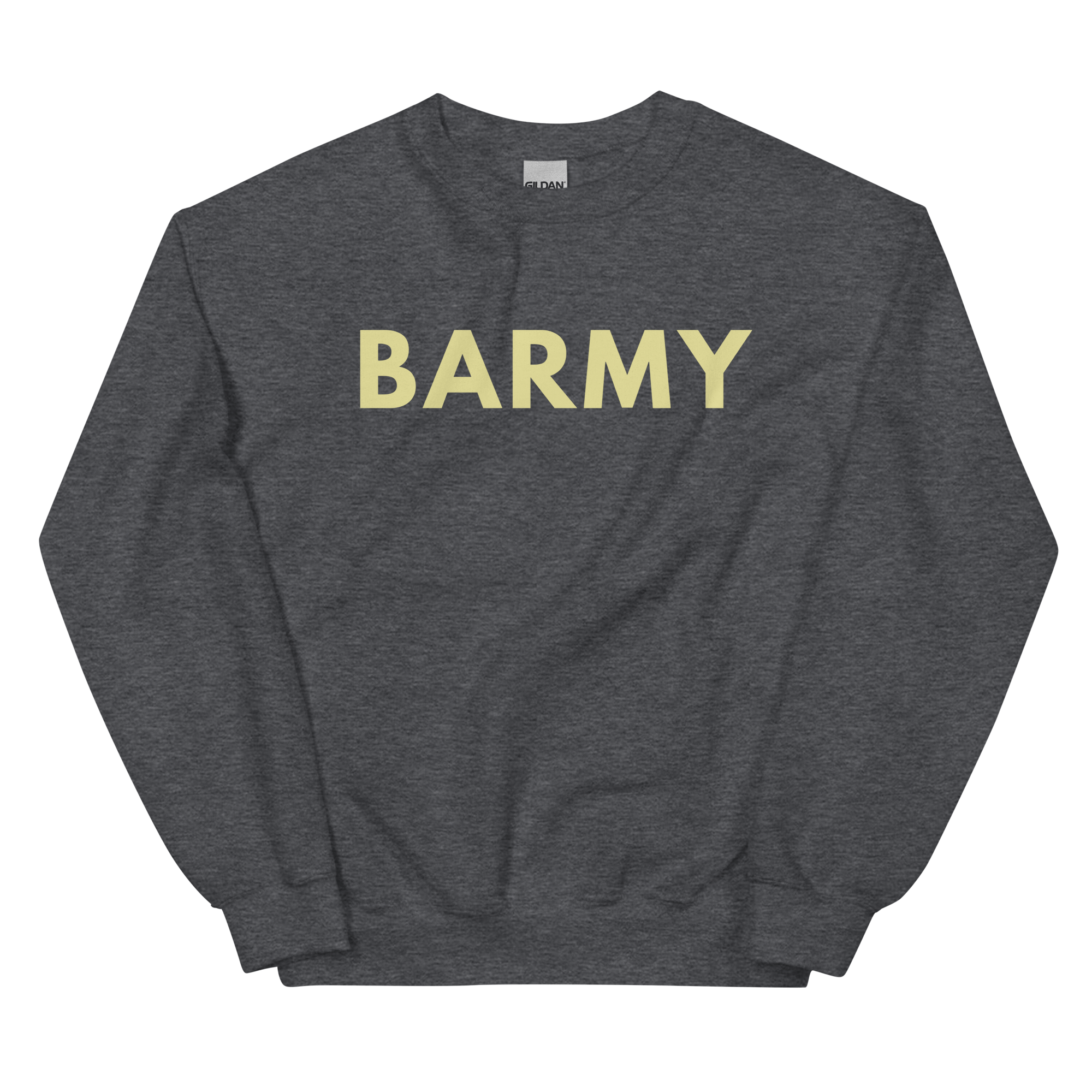 Barmy Sweatshirt Jumper | Unisex Dark Heather / S Sweatshirt Jolly & Goode