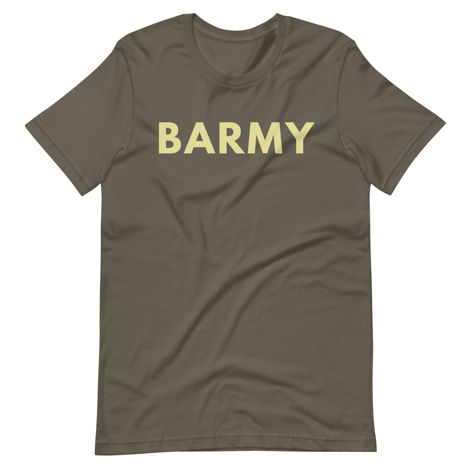 Barmy T-shirt | Unisex Army / S Shirts & Tops Jolly & Goode