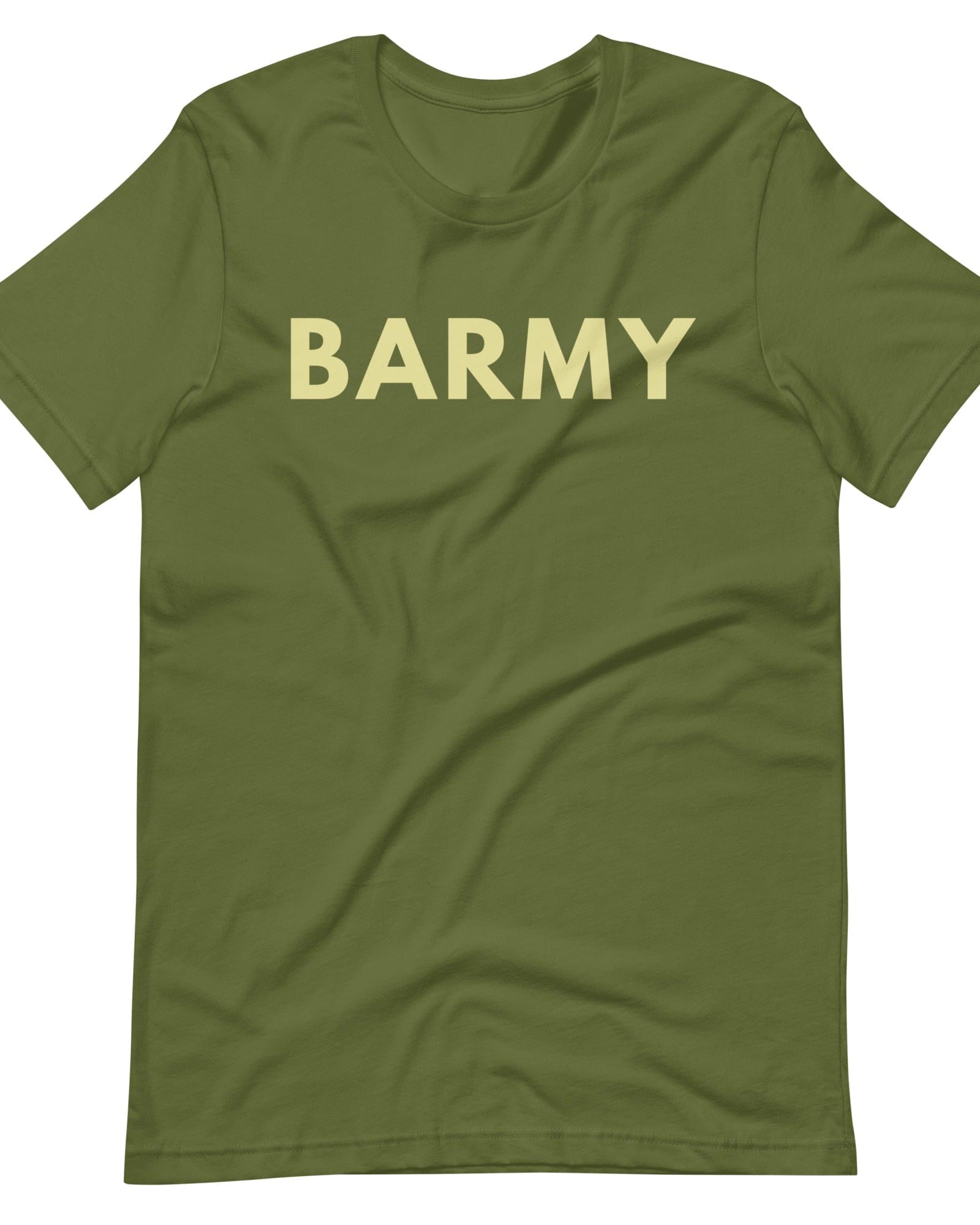 Barmy T-shirt | Unisex Olive / S Shirts & Tops Jolly & Goode