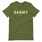 Barmy T-shirt | Unisex Olive / S Shirts & Tops Jolly & Goode