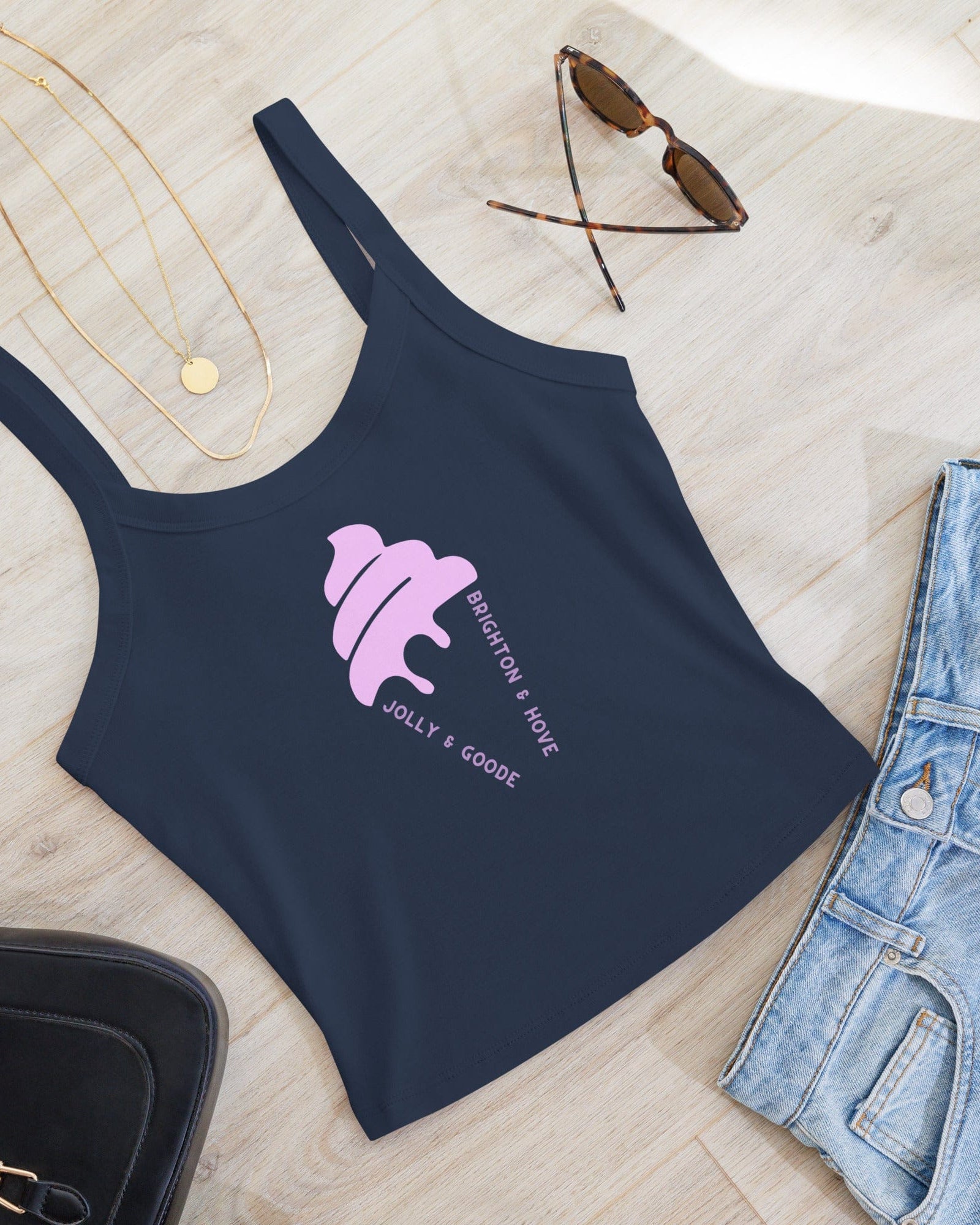 Brighton & Hove Ice Cream Women’s Micro-Rib Vest.