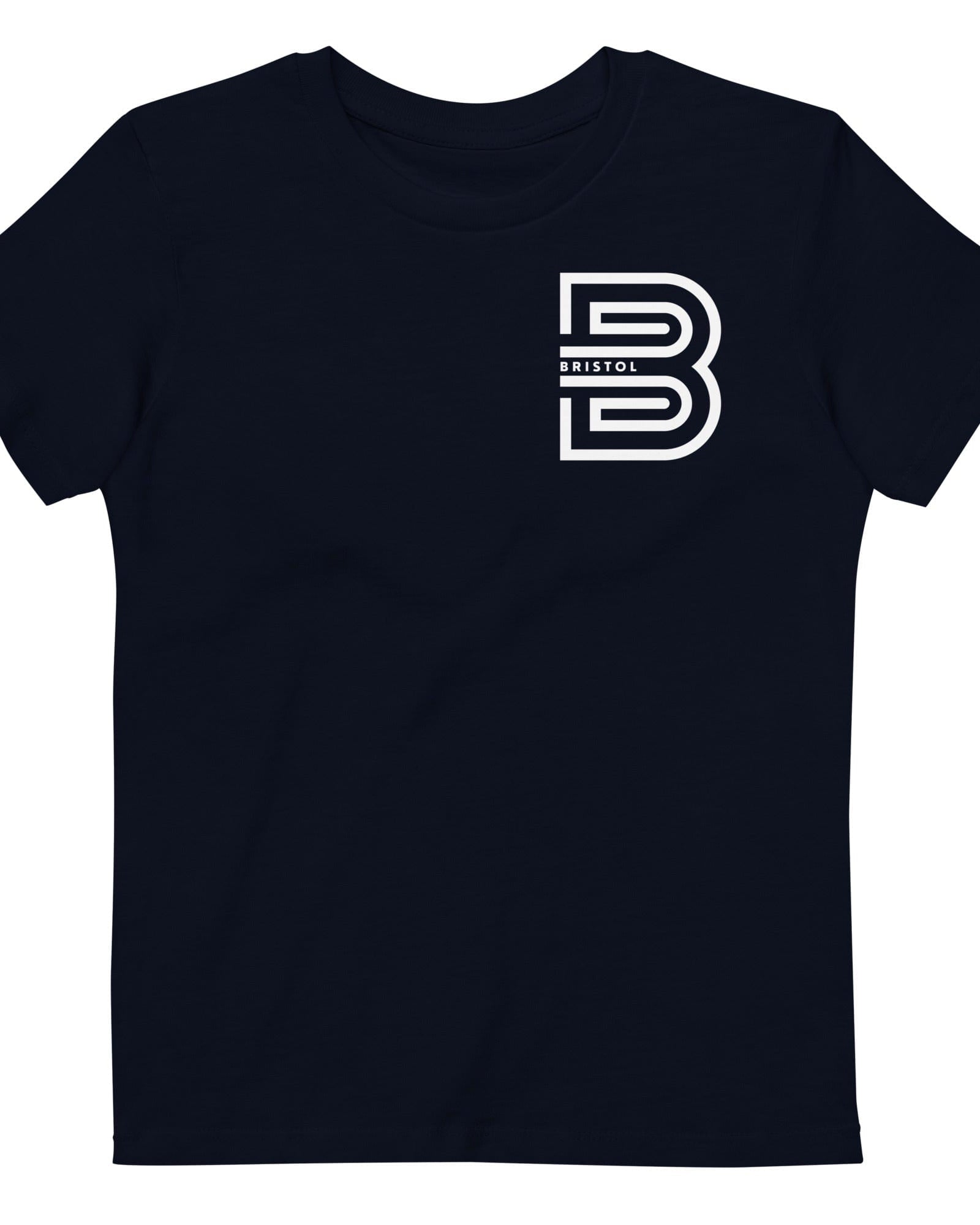 Bristol B Kids T-shirt | Organic Cotton French Navy / 3-4 Shirts & Tops Jolly & Goode