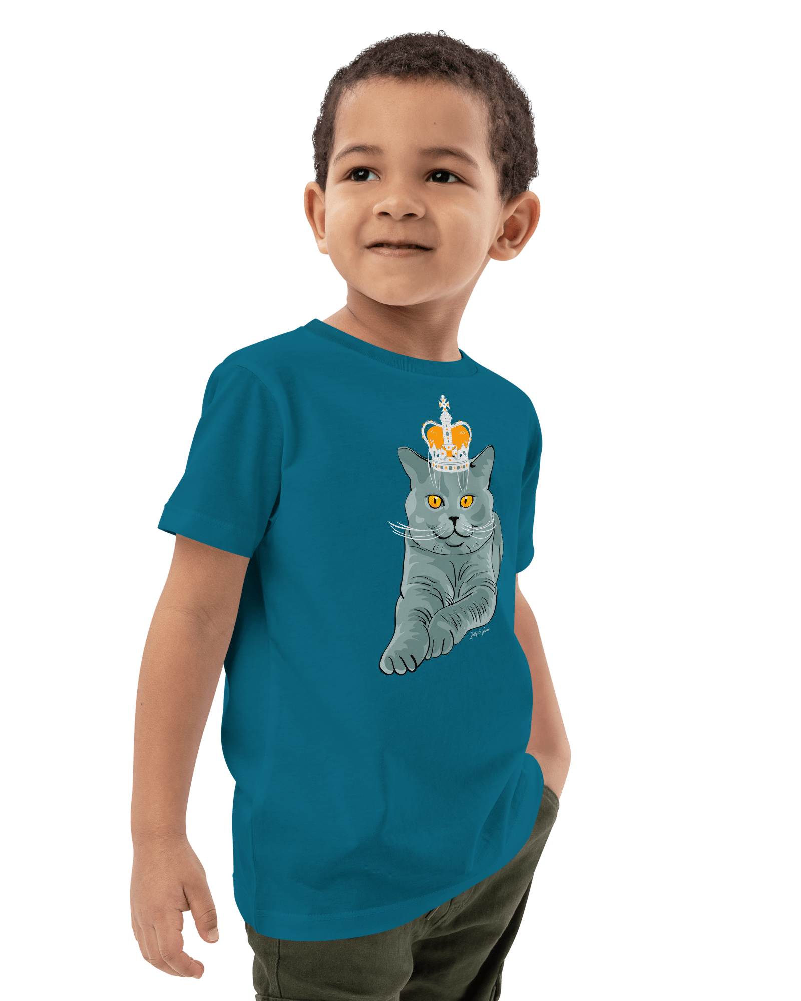 British Blue Organic Kids T-shirt.