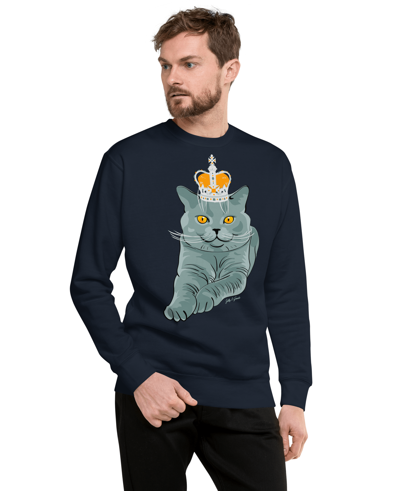 British Blue Premium Sweatshirt.
