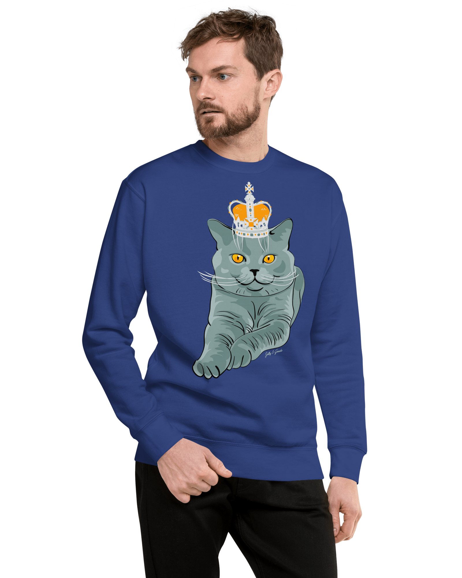British Blue Premium Sweatshirt.