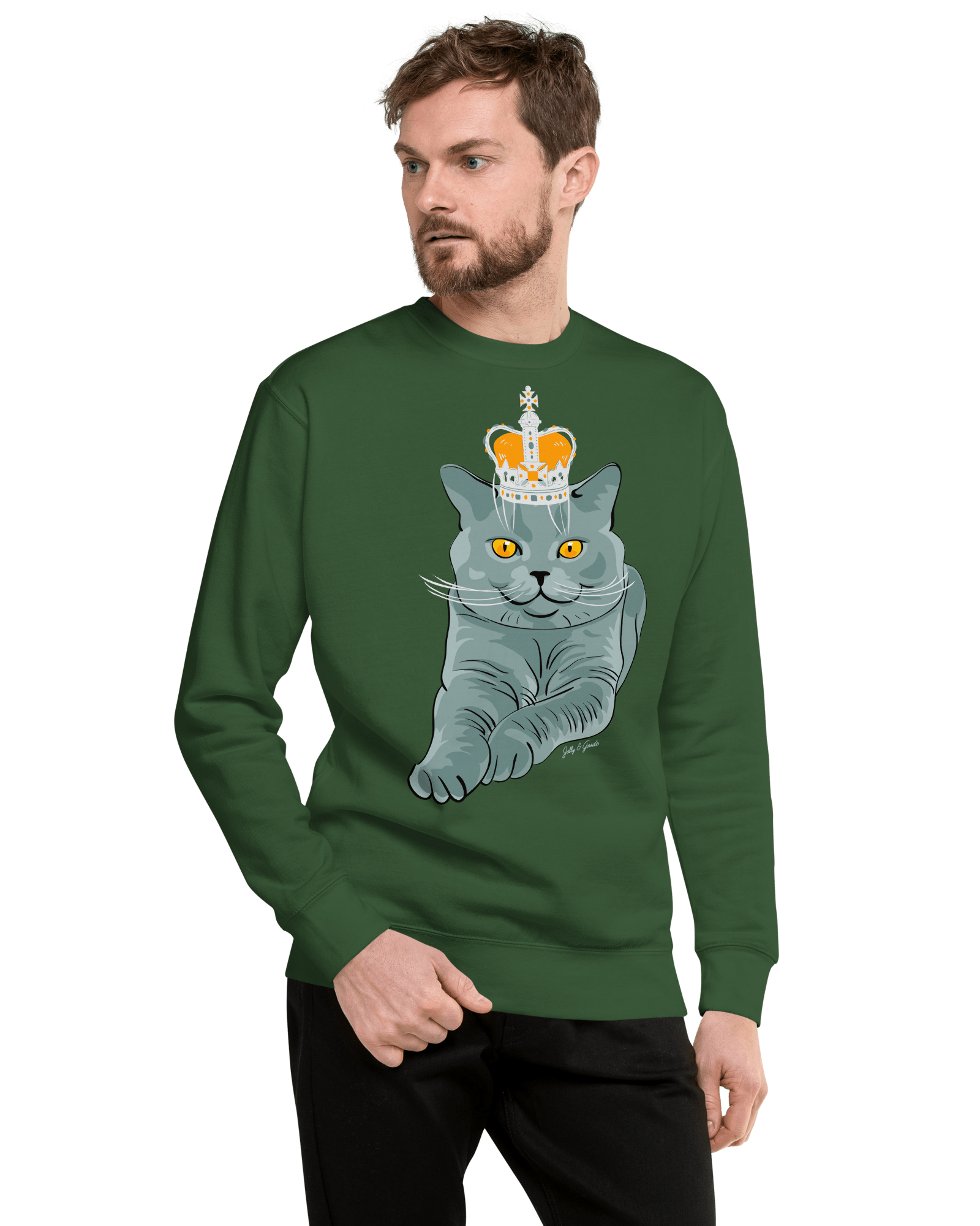 British Blue Premium Sweatshirt.