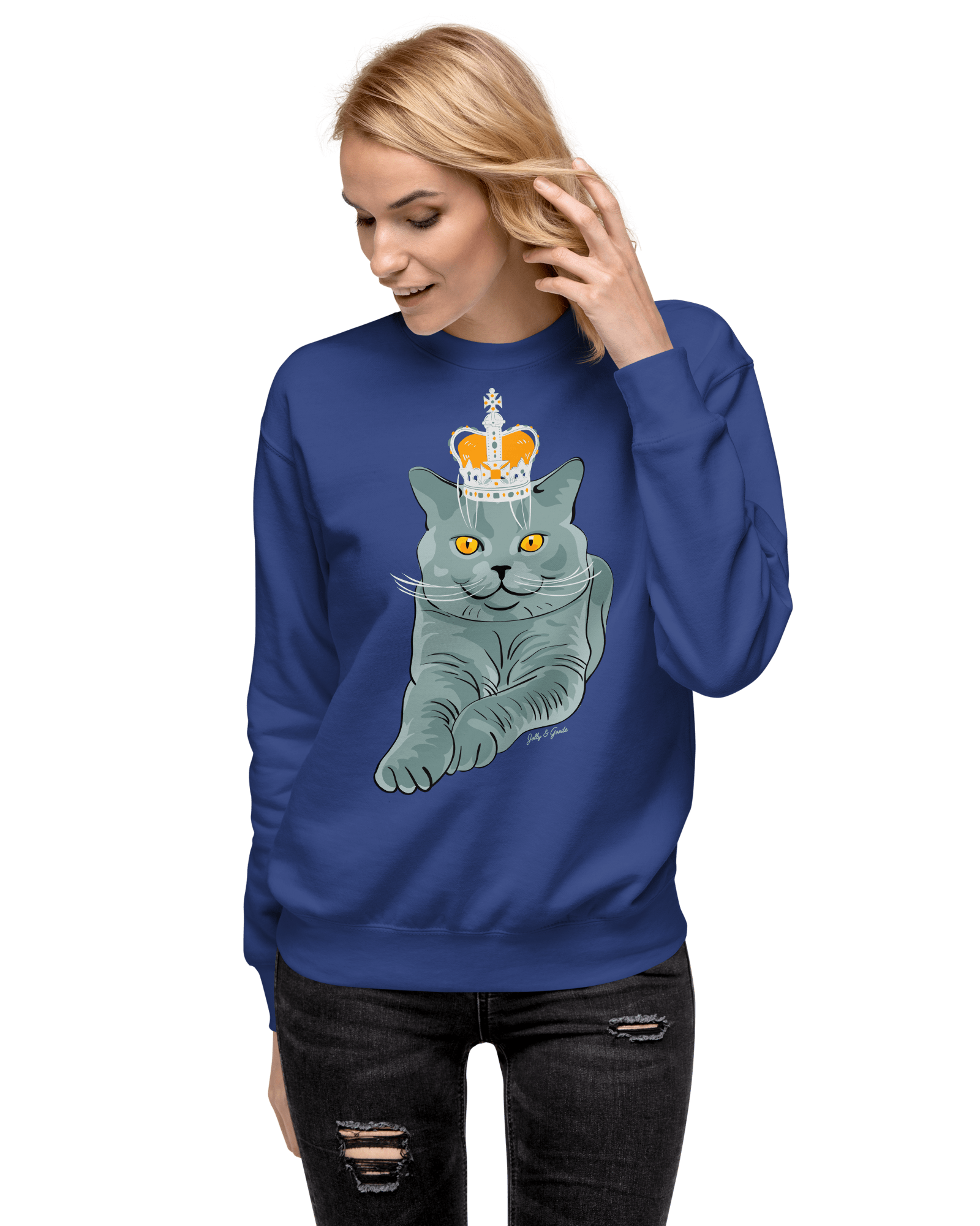 British Blue Premium Sweatshirt.