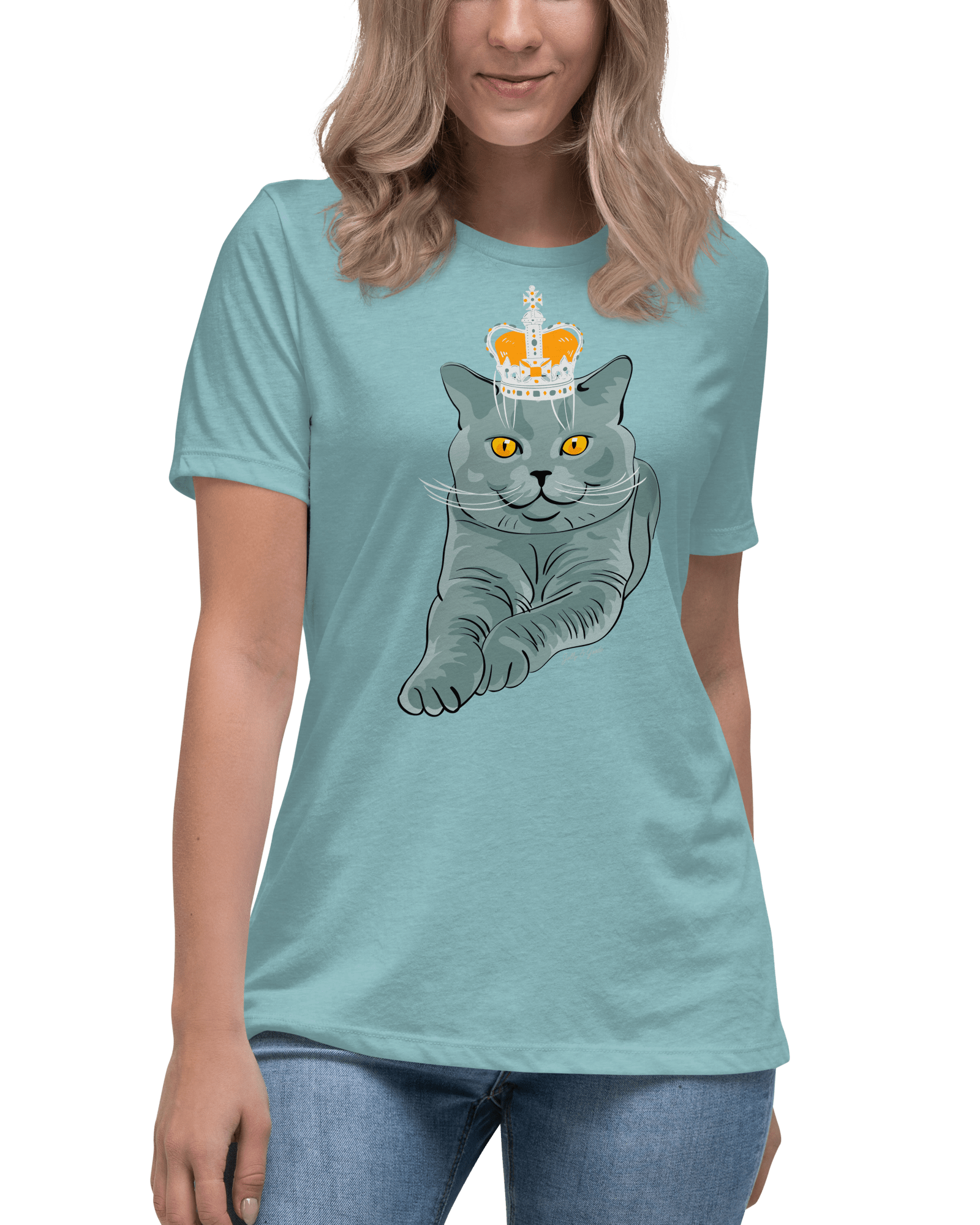 British Blue Women's Relaxed T-Shirt.