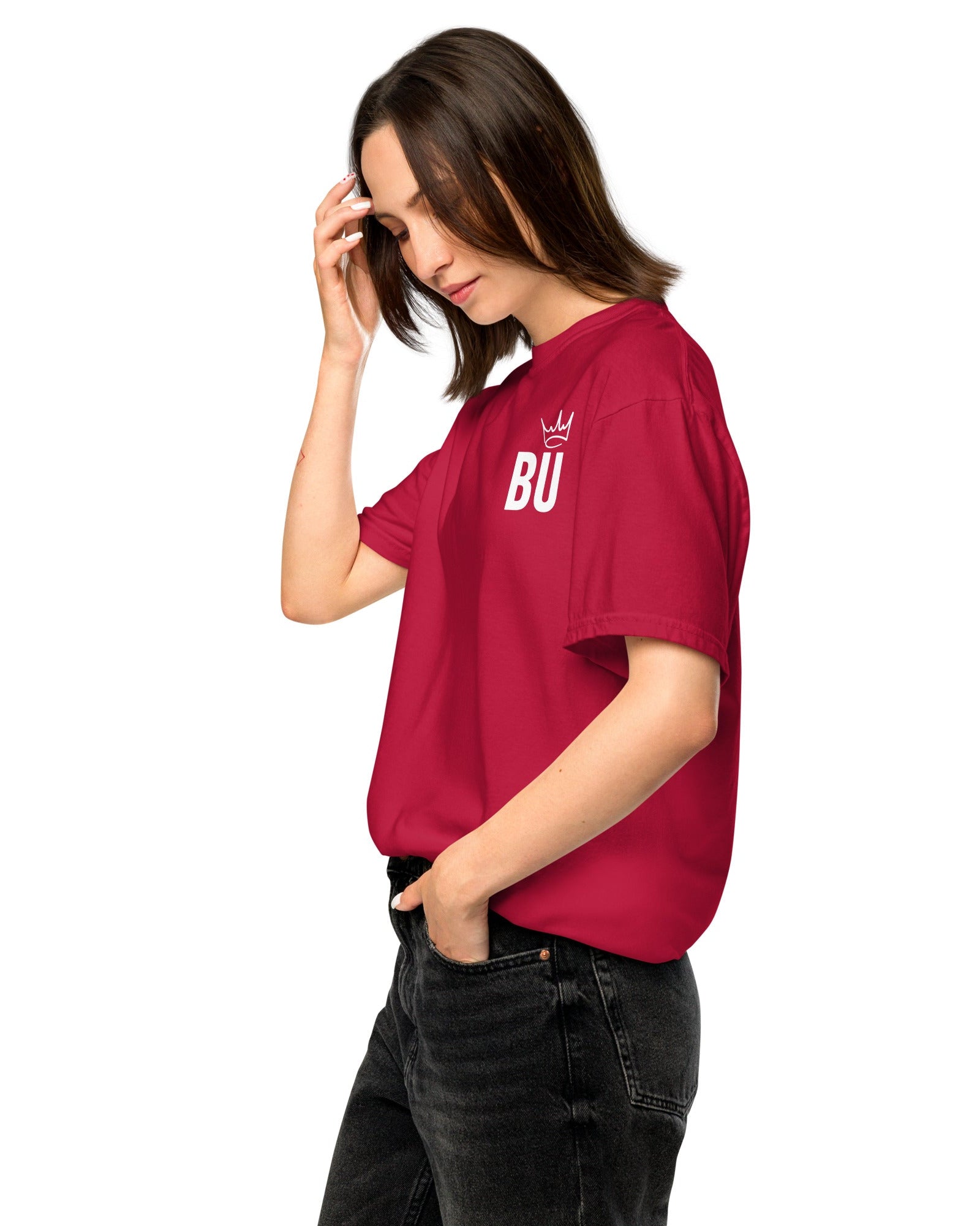 British Unicorn | BU Crown | Garment-dyed Heavyweight Tee.