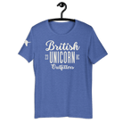 British Unicorn Outfitters T-shirt | Sleeve | Unisex Heather True Royal / S Shirts & Tops Jolly & Goode