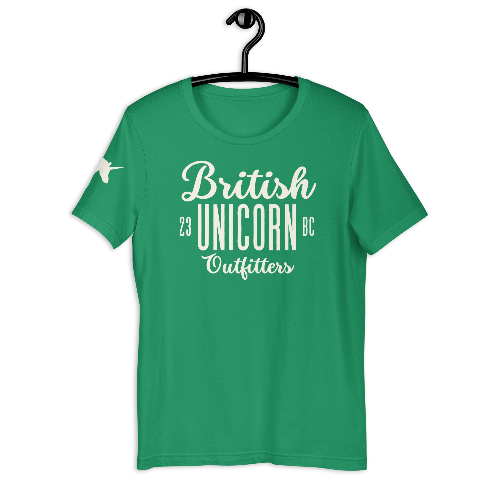 British Unicorn Outfitters T-shirt | Sleeve | Unisex Kelly / S Shirts & Tops Jolly & Goode