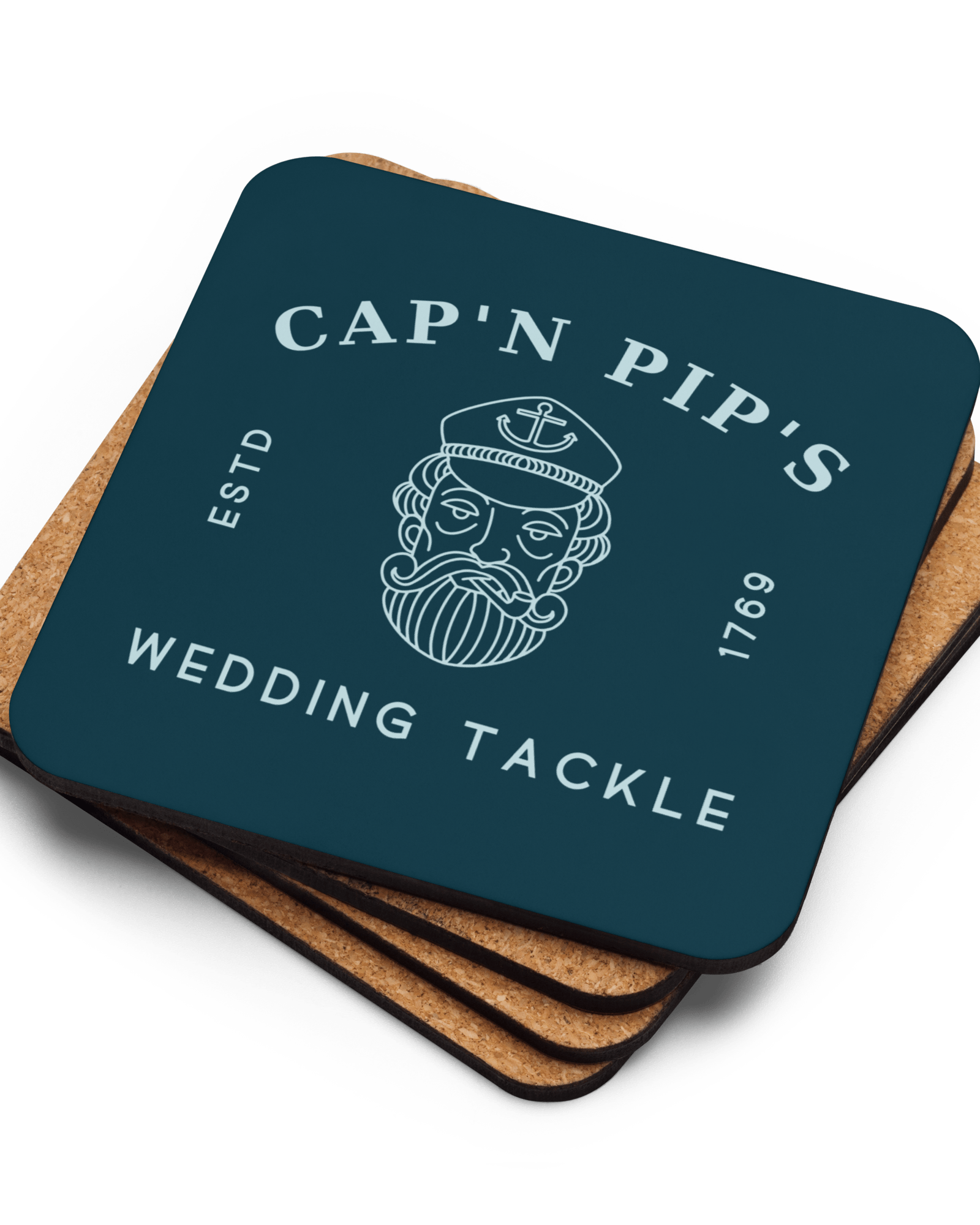 Cap'n Pip's Wedding Tackle Coaster Coaster Jolly & Goode