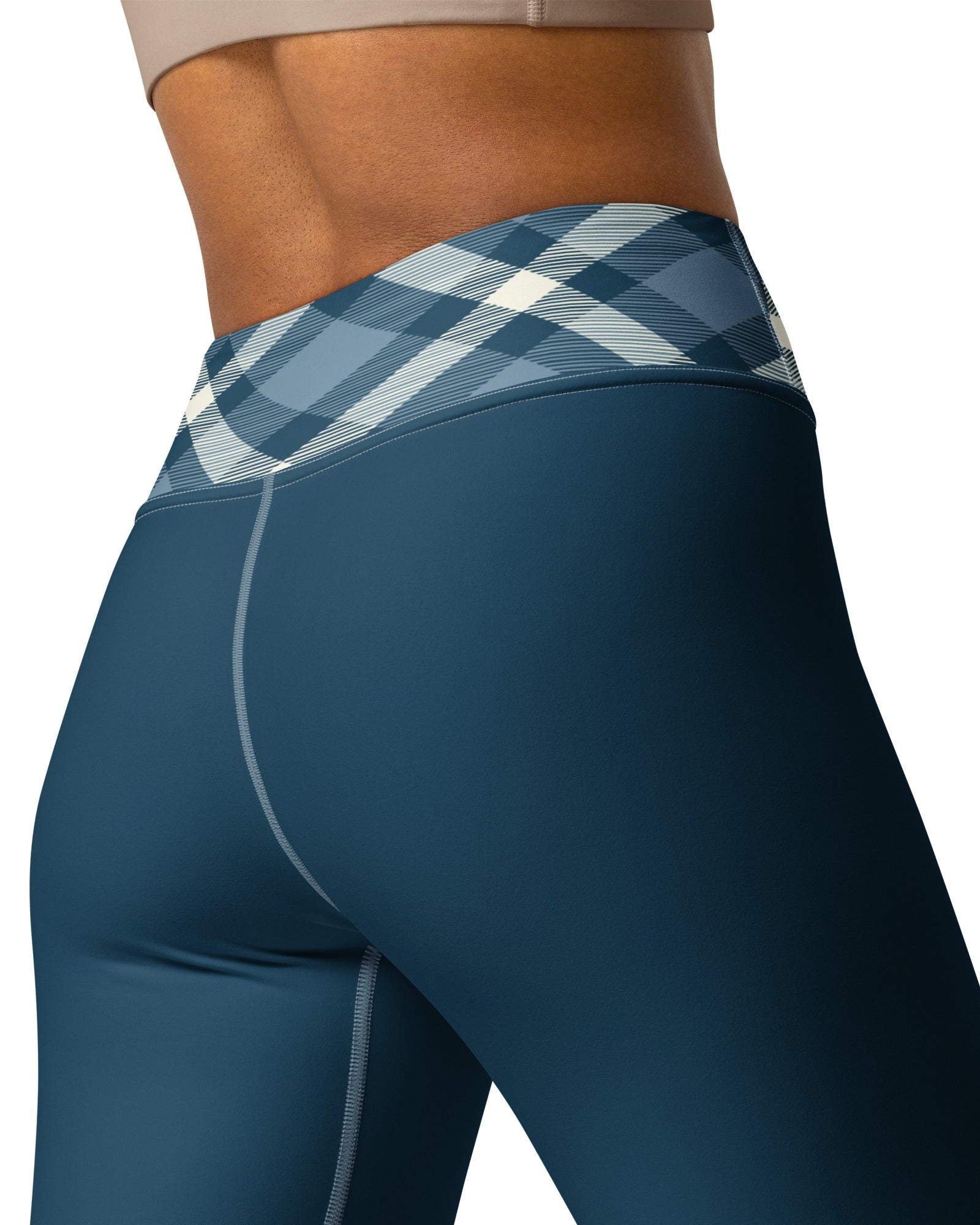 Cheeky Check Yoga Leggings.