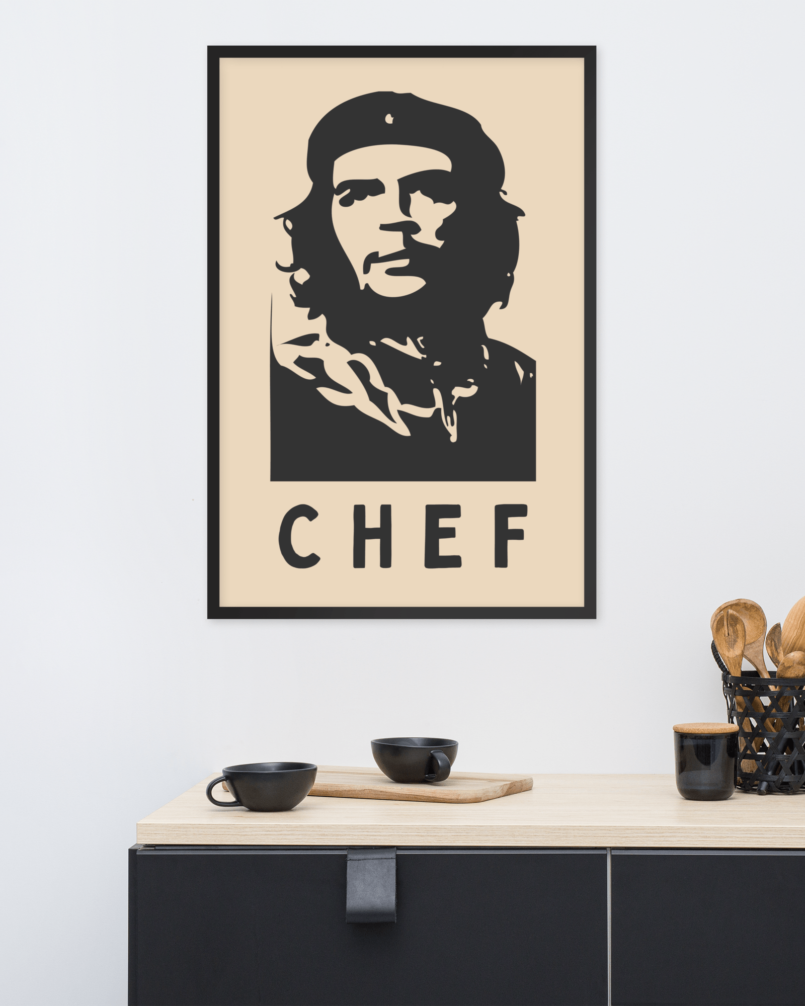 Chef Framed Photo Paper Poster.