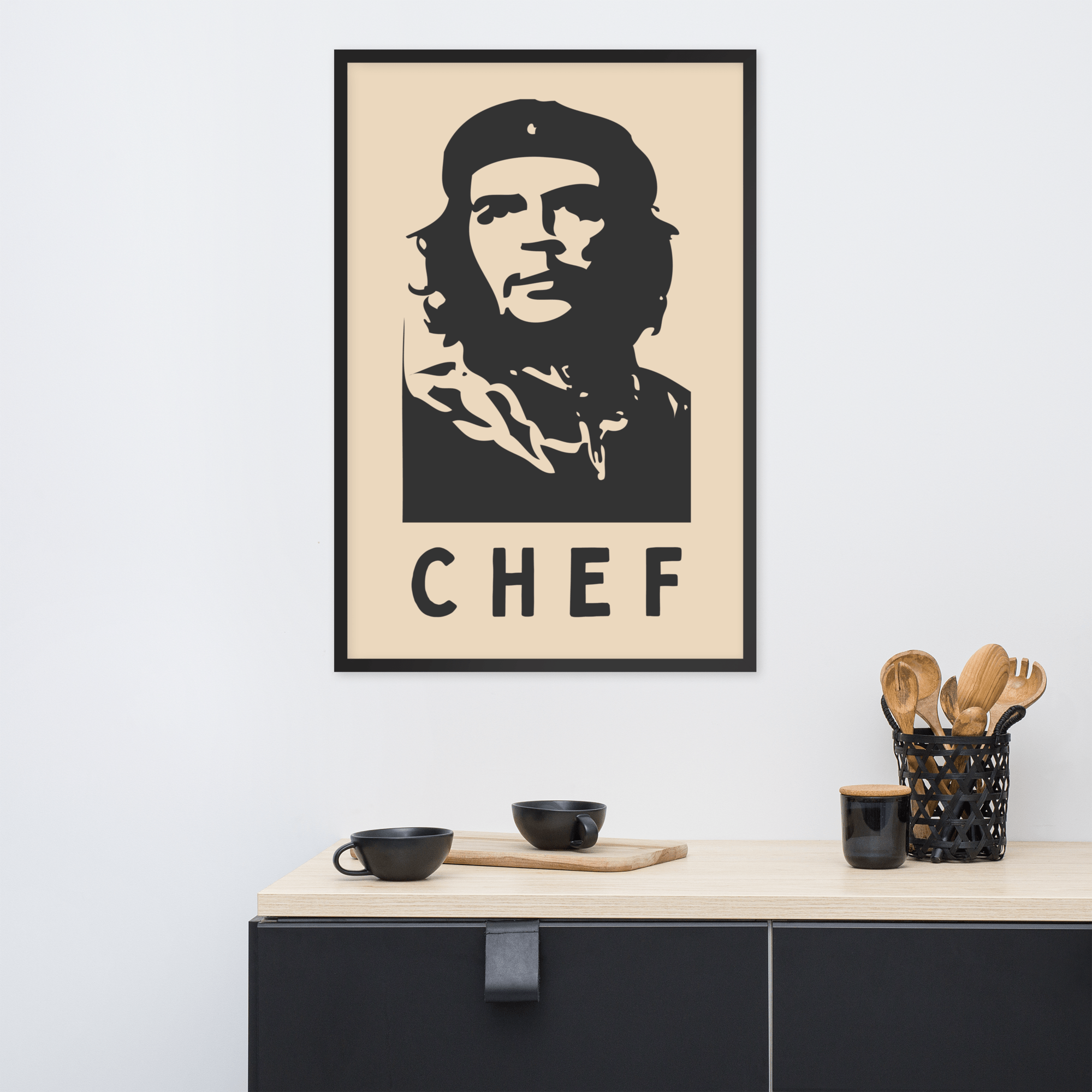 Chef Framed Photo Paper Poster.