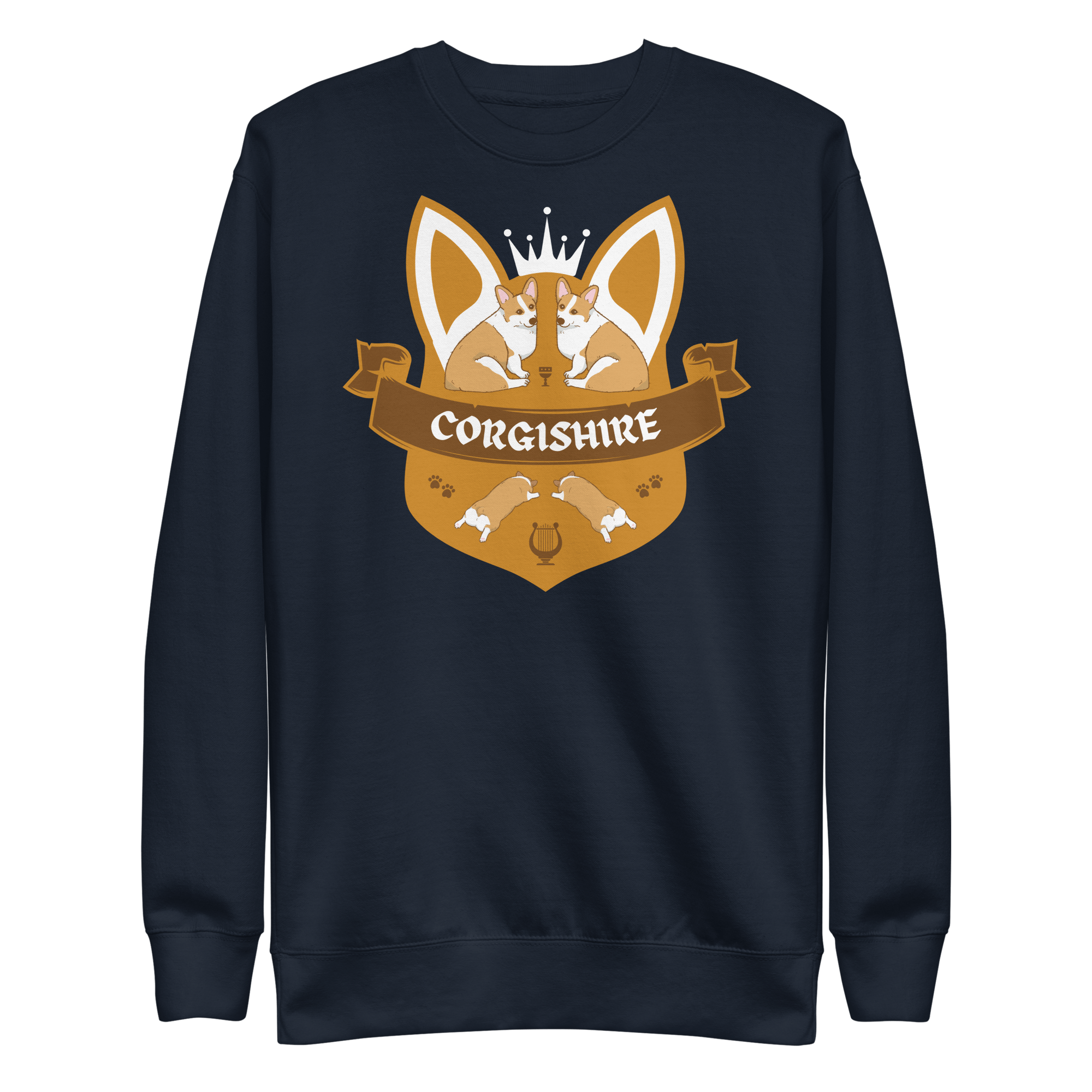 Corgishire Premium Sweatshirt Navy Blazer / S Jolly & Goode