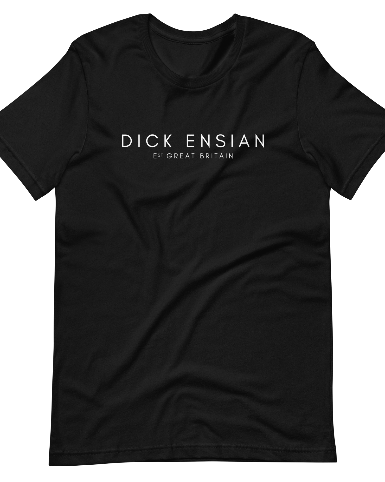 Dick Ensian T-Shirt Black / S Shirts & Tops Jolly & Goode