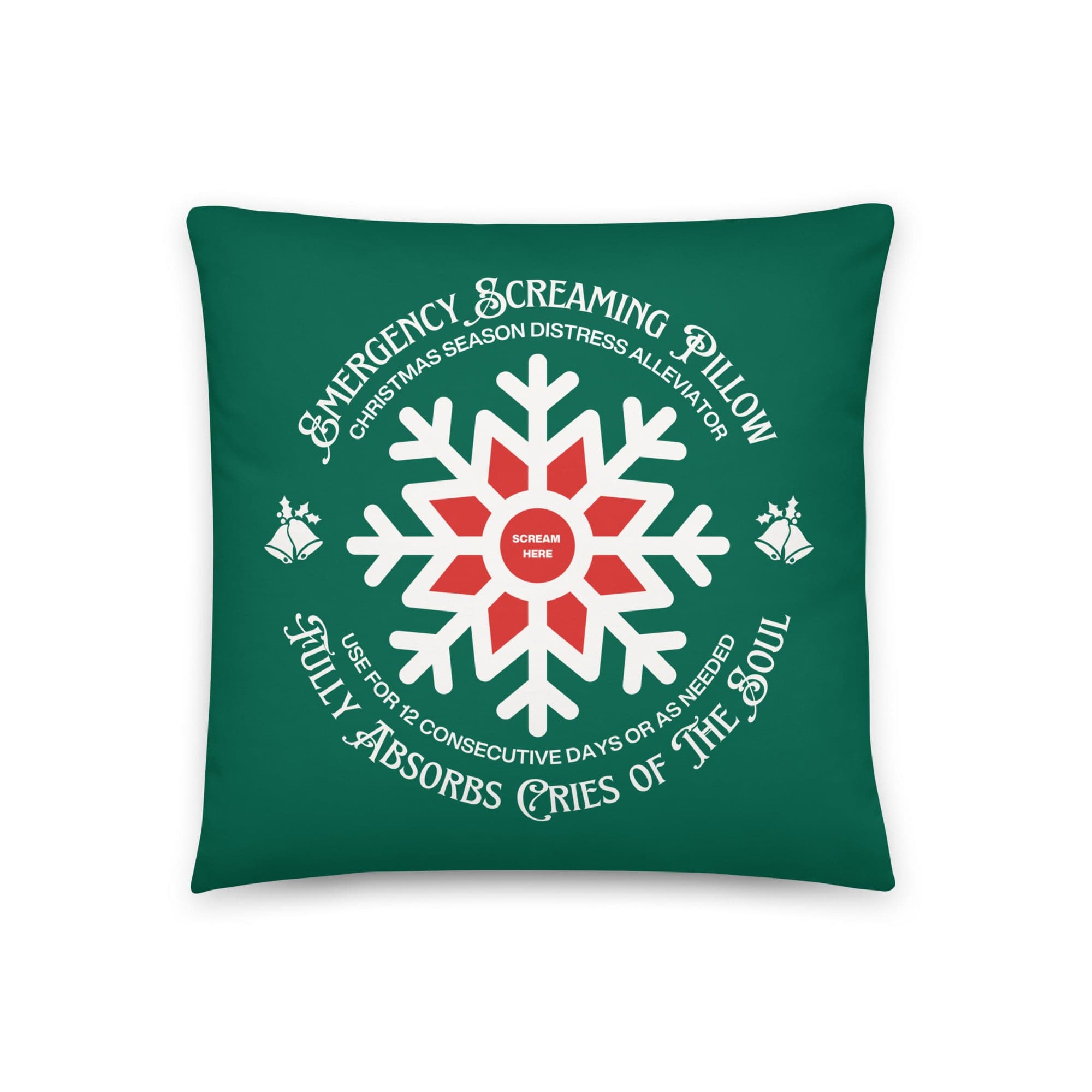 Emergency Screaming Pillow | Christmas Edition Pillow Jolly & Goode