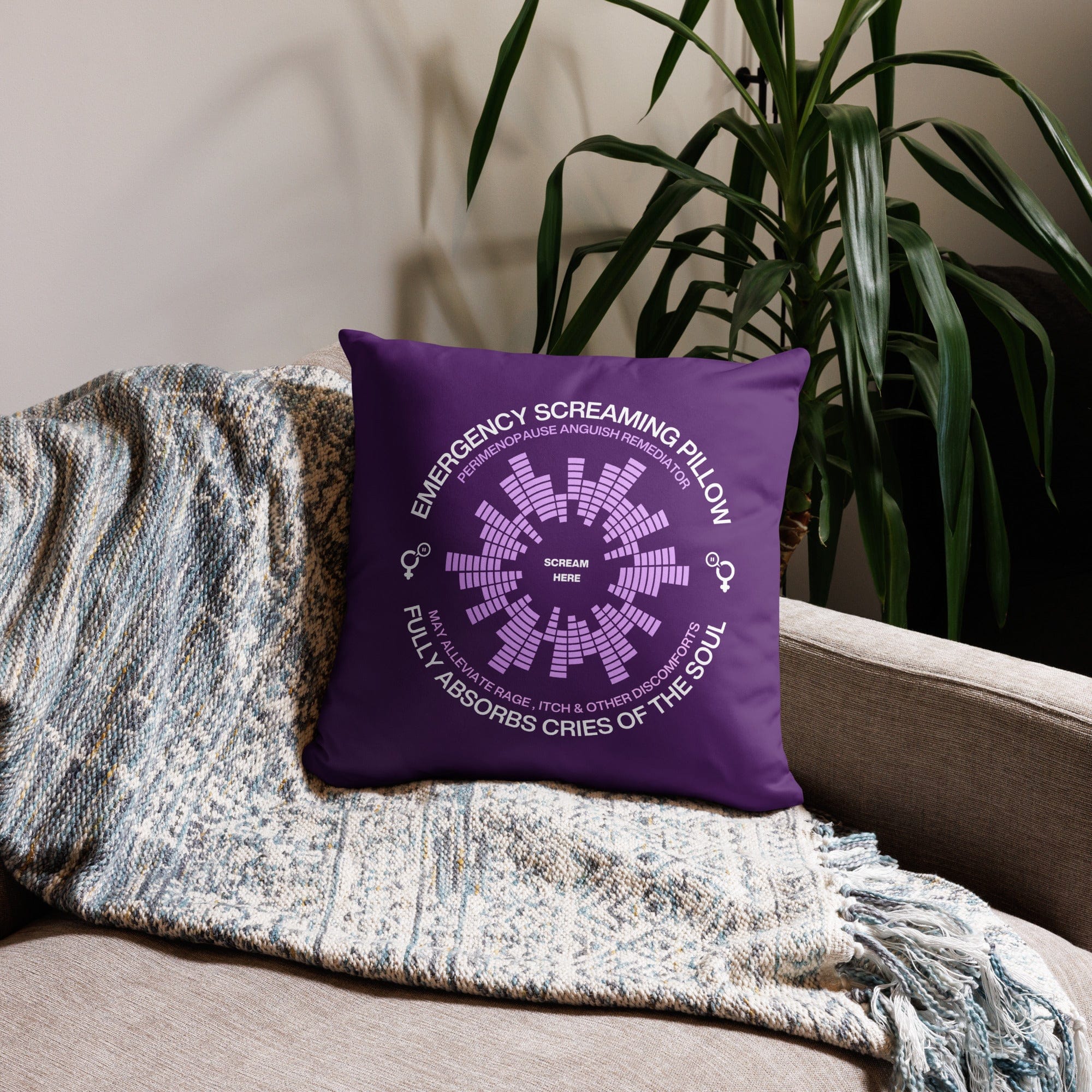 Emergency Screaming Pillow | Perimenopause Edition Pillow Jolly & Goode