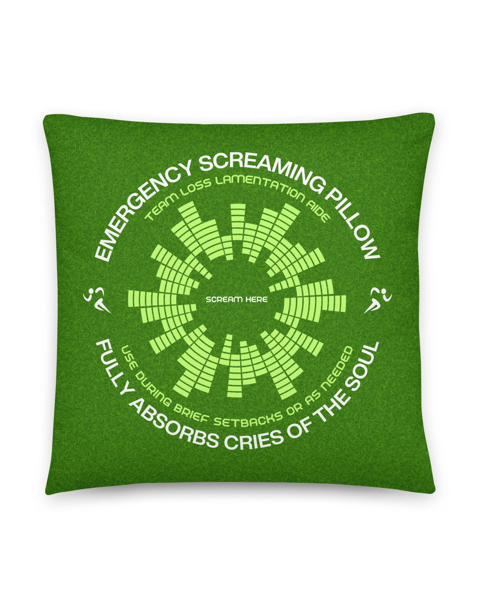 Emergency Screaming Pillow | Sport Edition | Team Loss Lamentation Aide Pillow Jolly & Goode