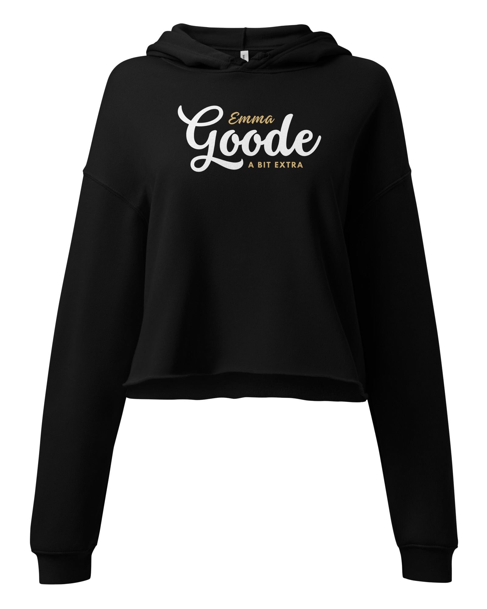 Emma Goode, A Bit Extra, Crop Hoodie.