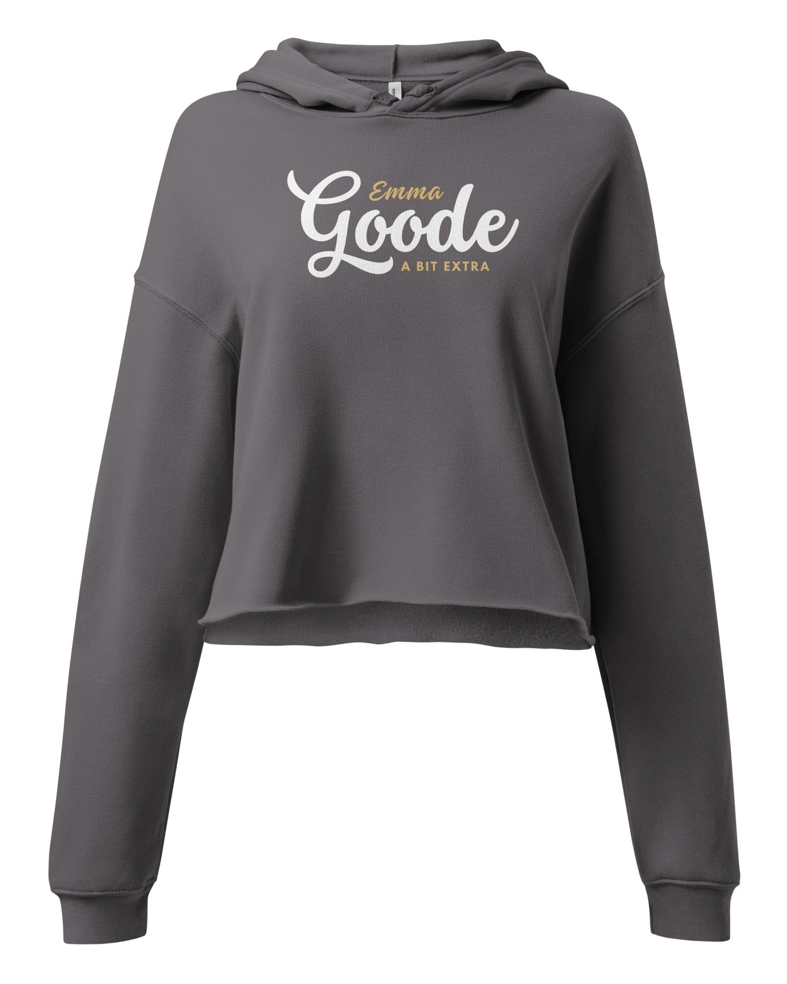 Emma Goode, A Bit Extra, Crop Hoodie.