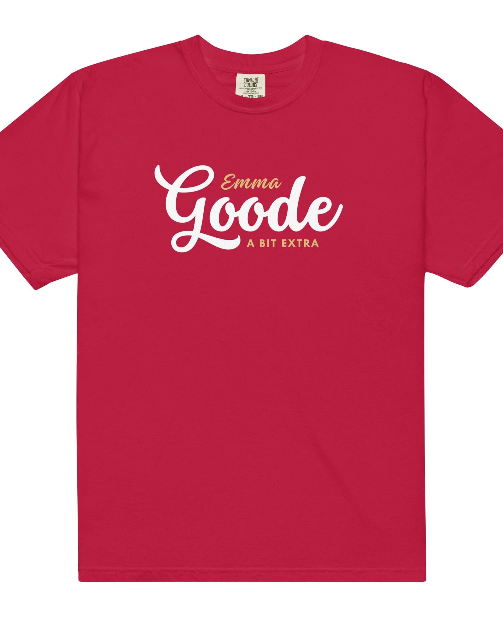 Emma Goode A Bit Extra Tee | Garment-dyed heavyweight cotton.