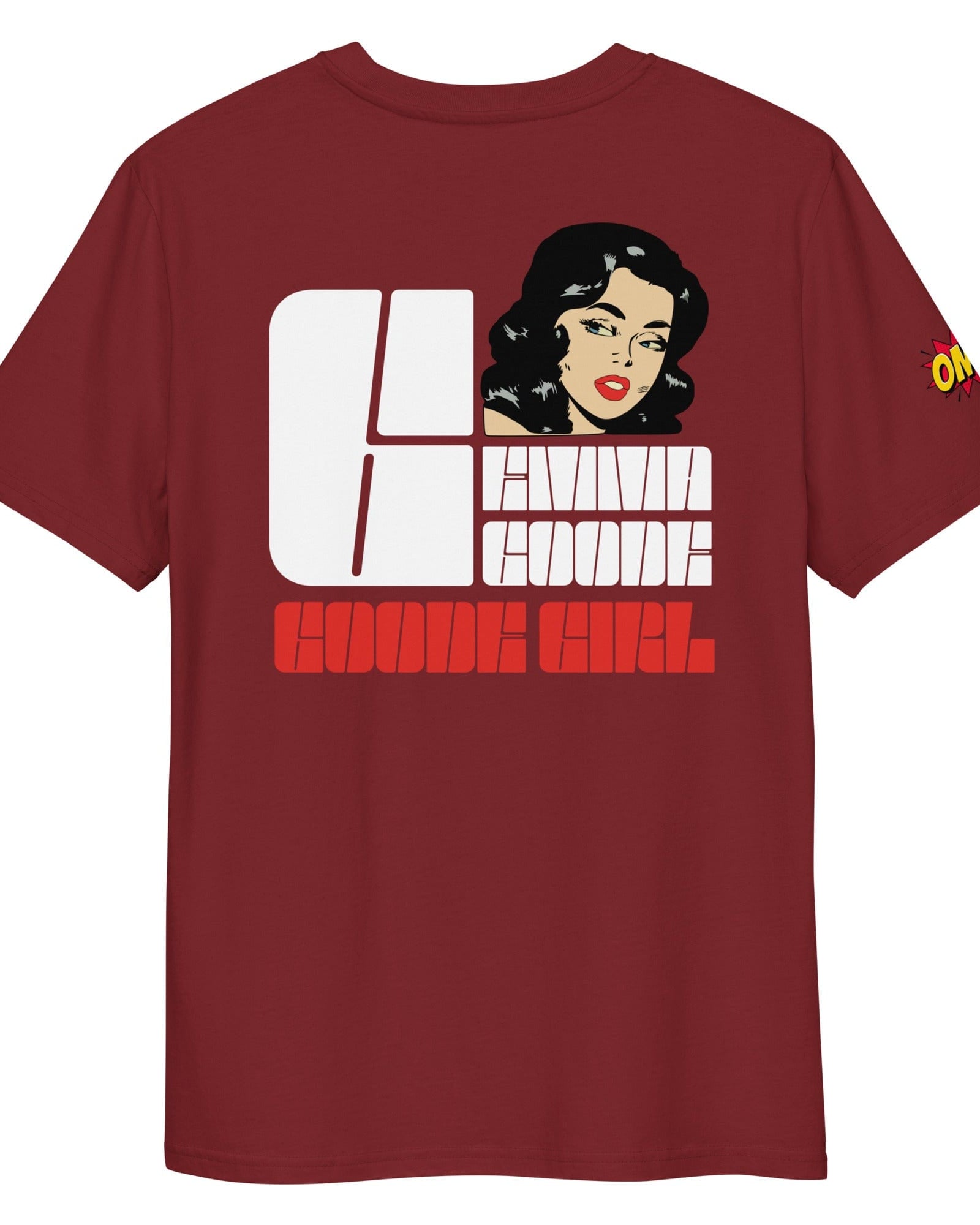 Emma Goode, Goode Girl OMG! Women's Organic Ribbed Neck T-shirt.