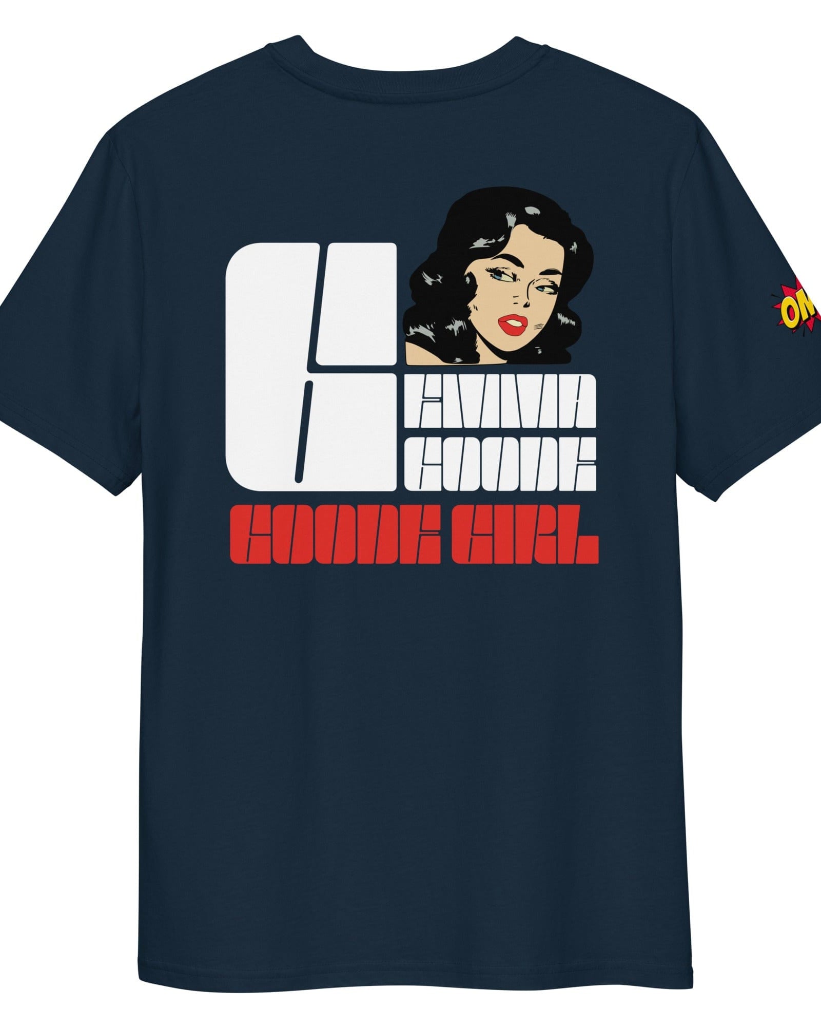 Emma Goode, Goode Girl OMG! Women's Organic Ribbed Neck T-shirt.