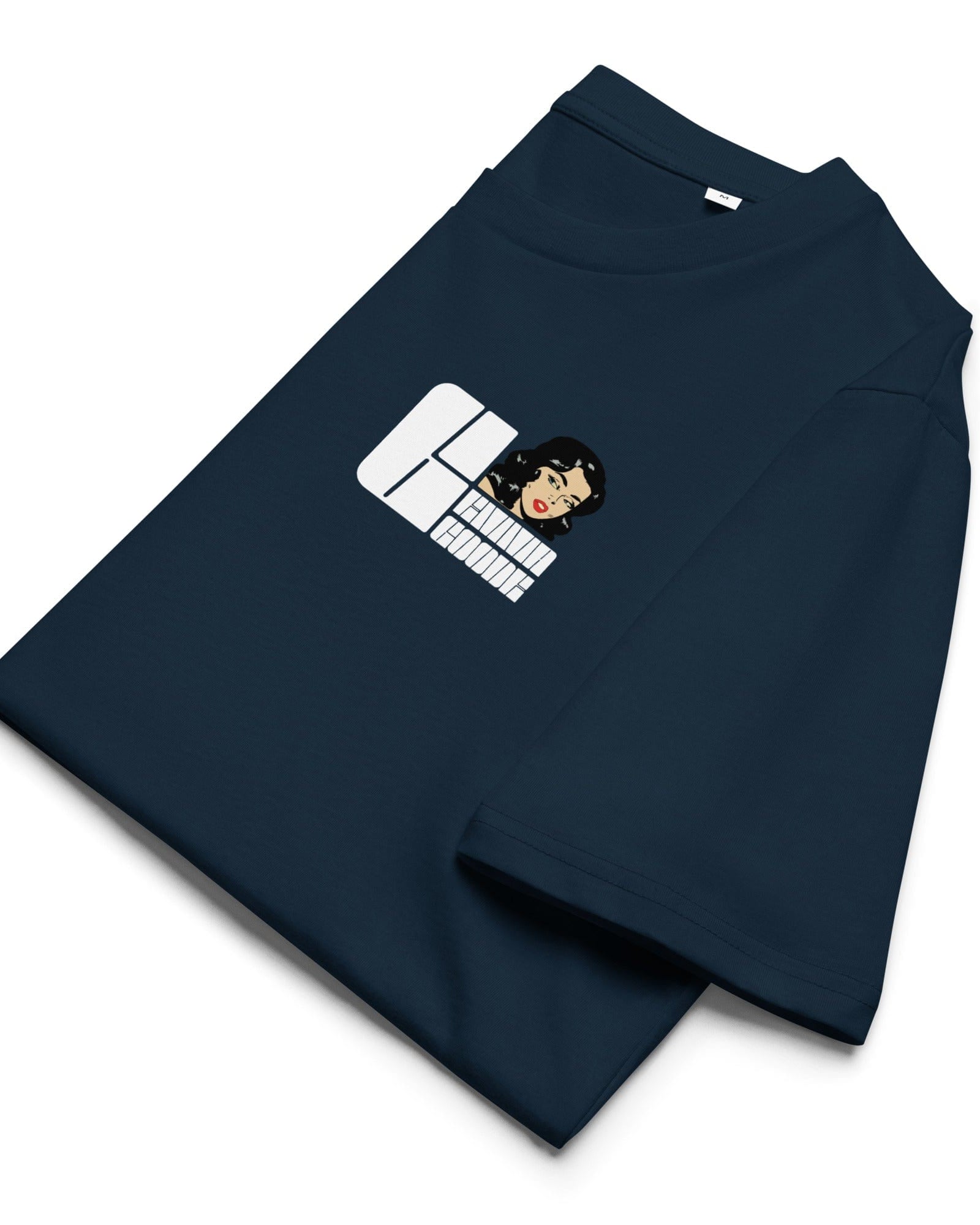 Emma Goode, Goode Girl OMG! Women's Organic Ribbed Neck T-shirt.