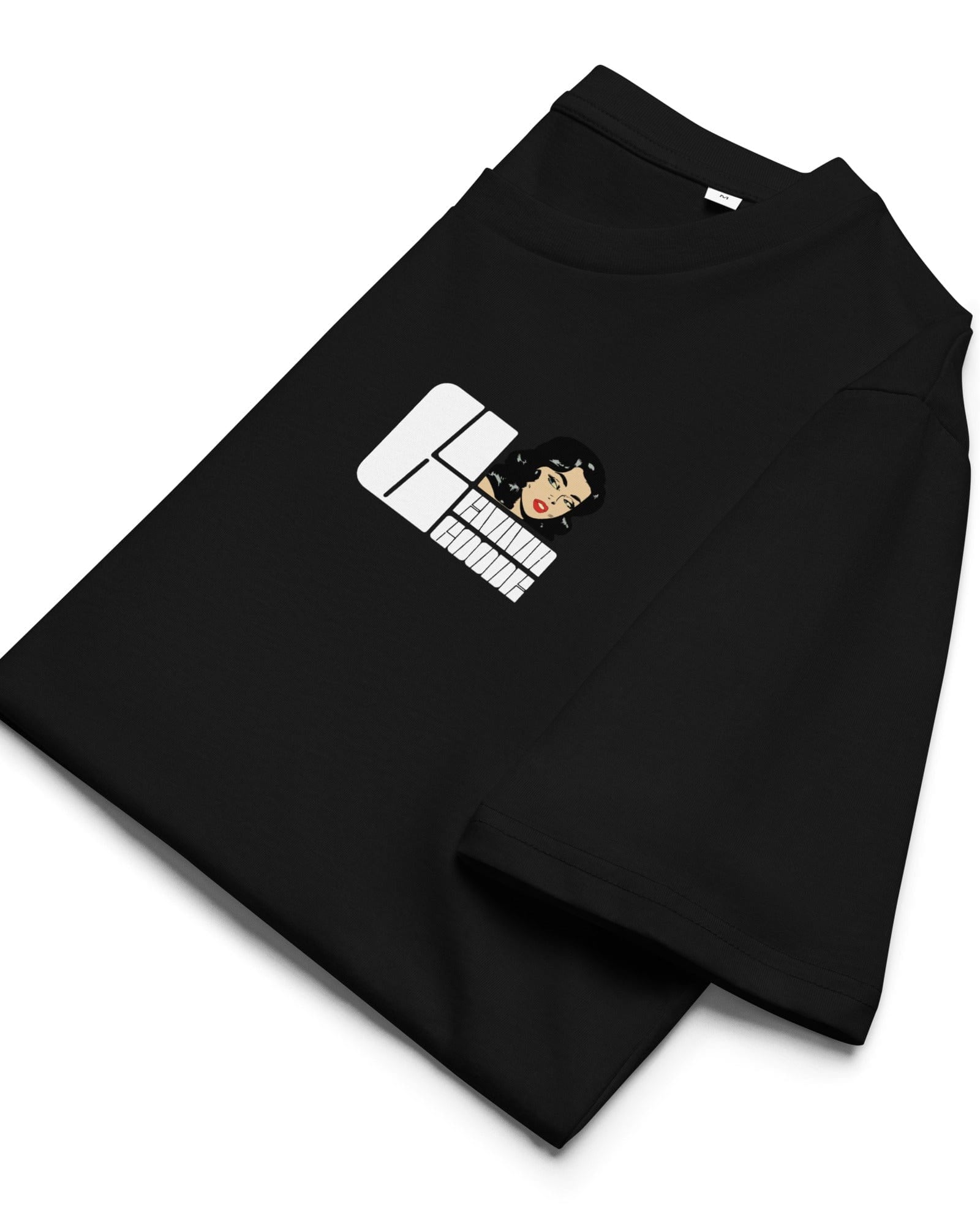 Emma Goode, Goode Girl OMG! Women's Organic Ribbed Neck T-shirt.