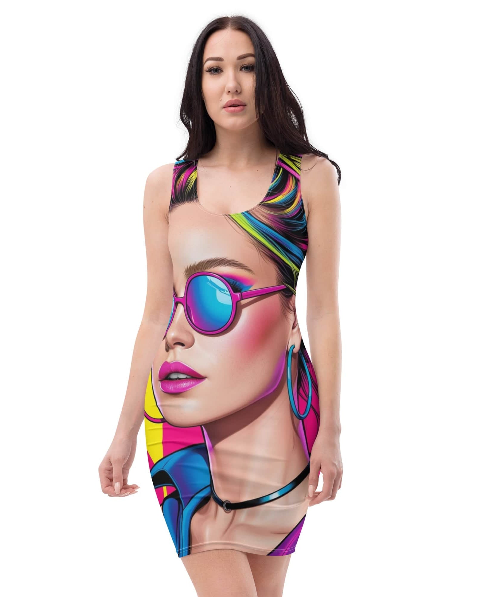 Emma Goode Mod Colours Bodycon Dress.