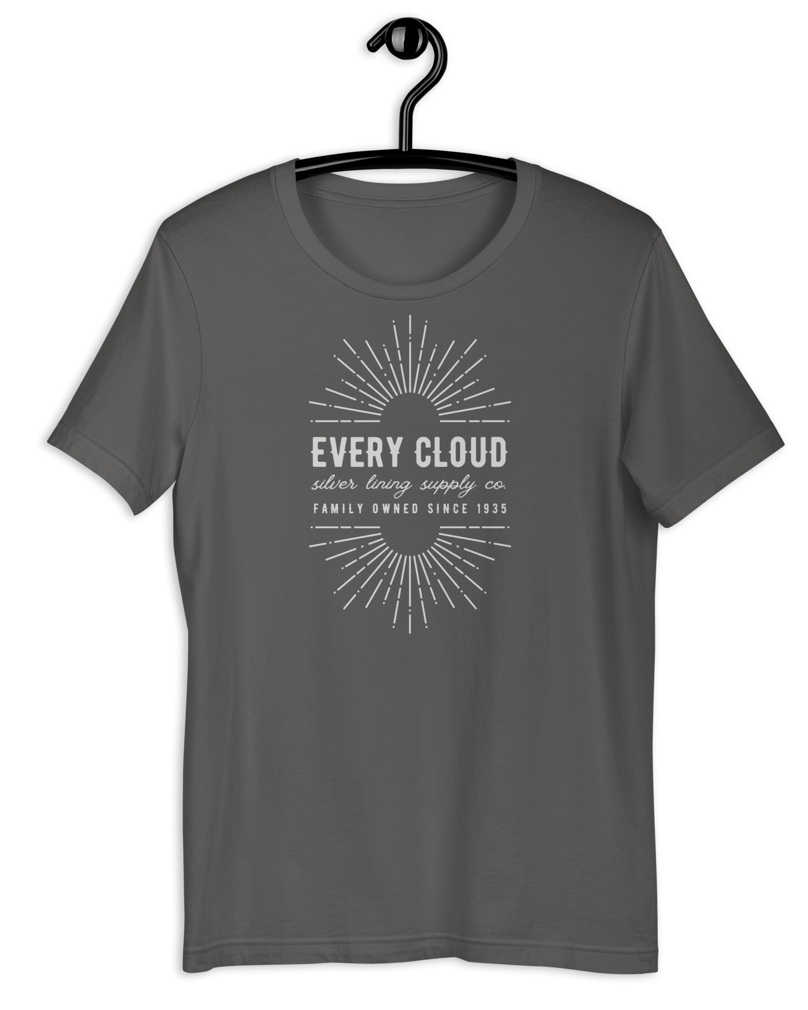Every Cloud Silver Lining Supply Co. T-shirt Asphalt / S Jolly & Goode