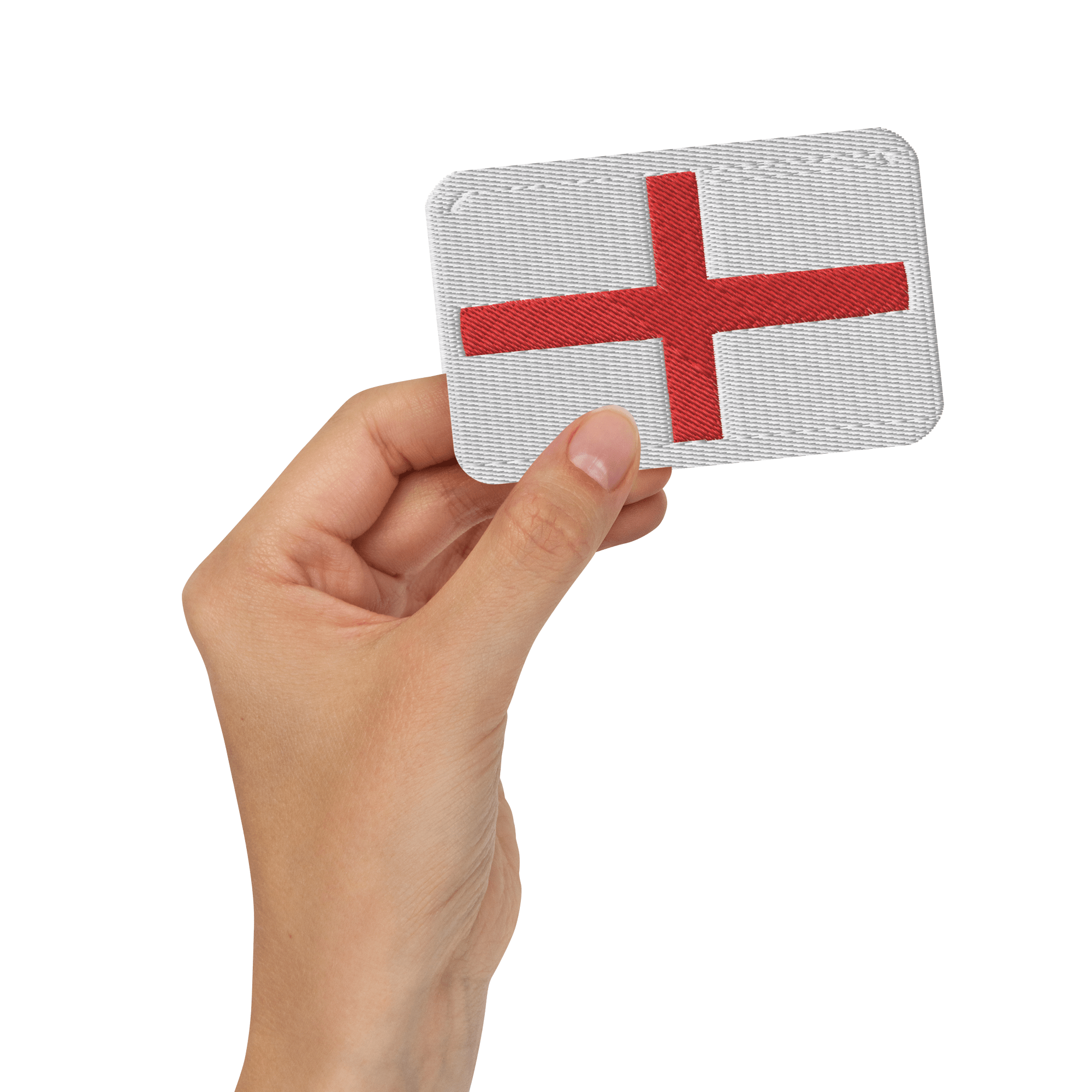 Flag of England Embroidered Patch.