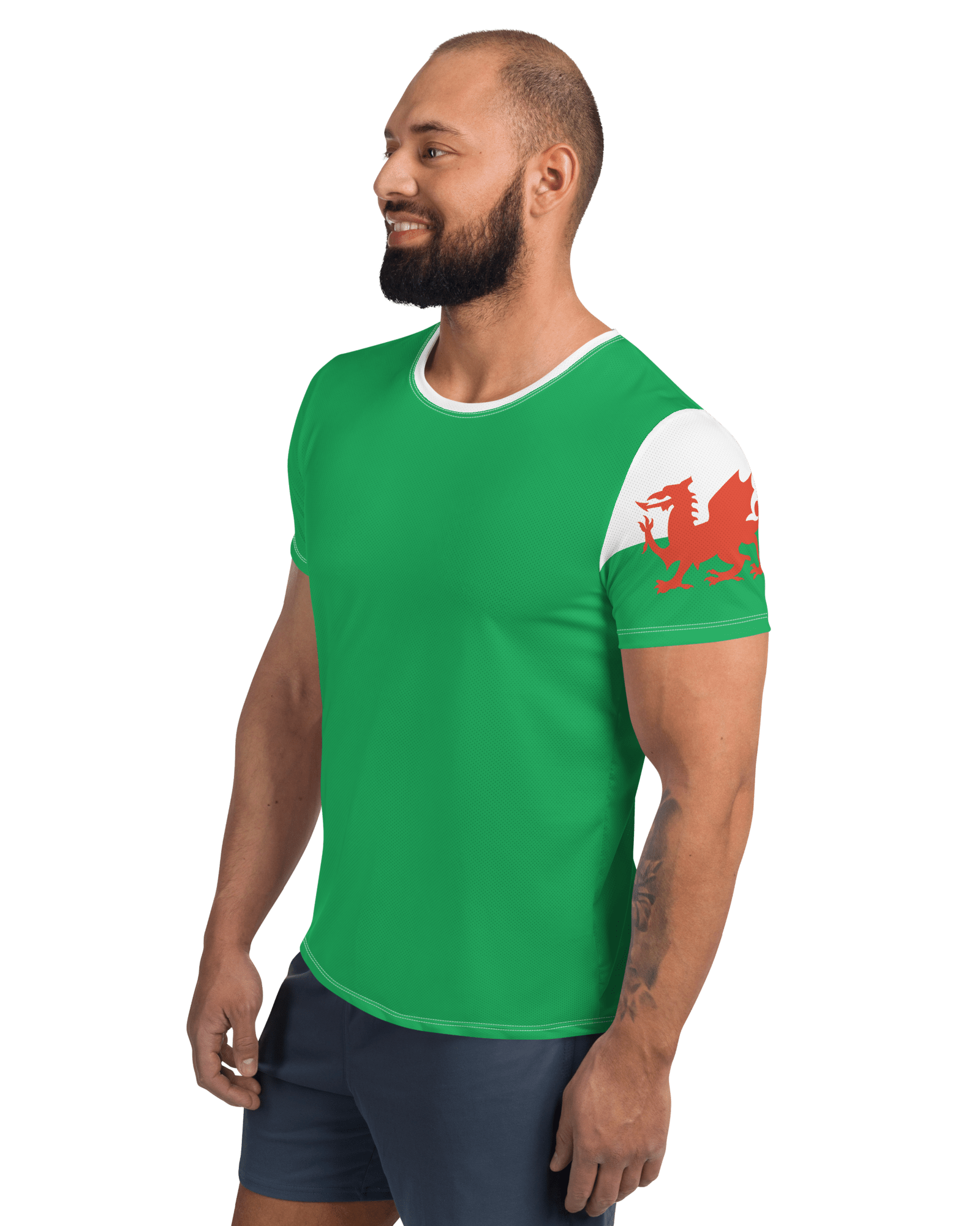 Flag of Wales | Men's Workout Shirt.