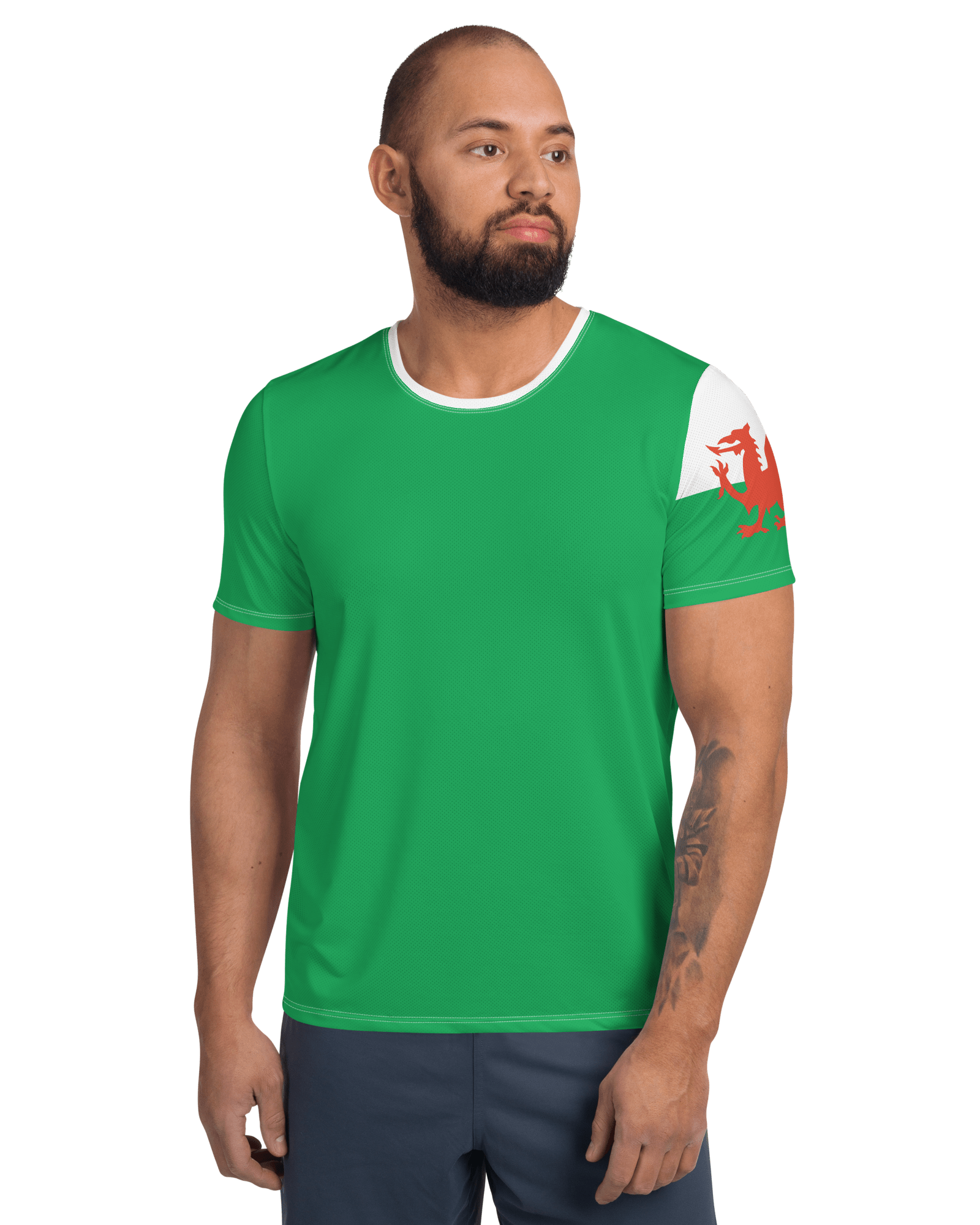 Flag of Wales | Men's Workout Shirt.