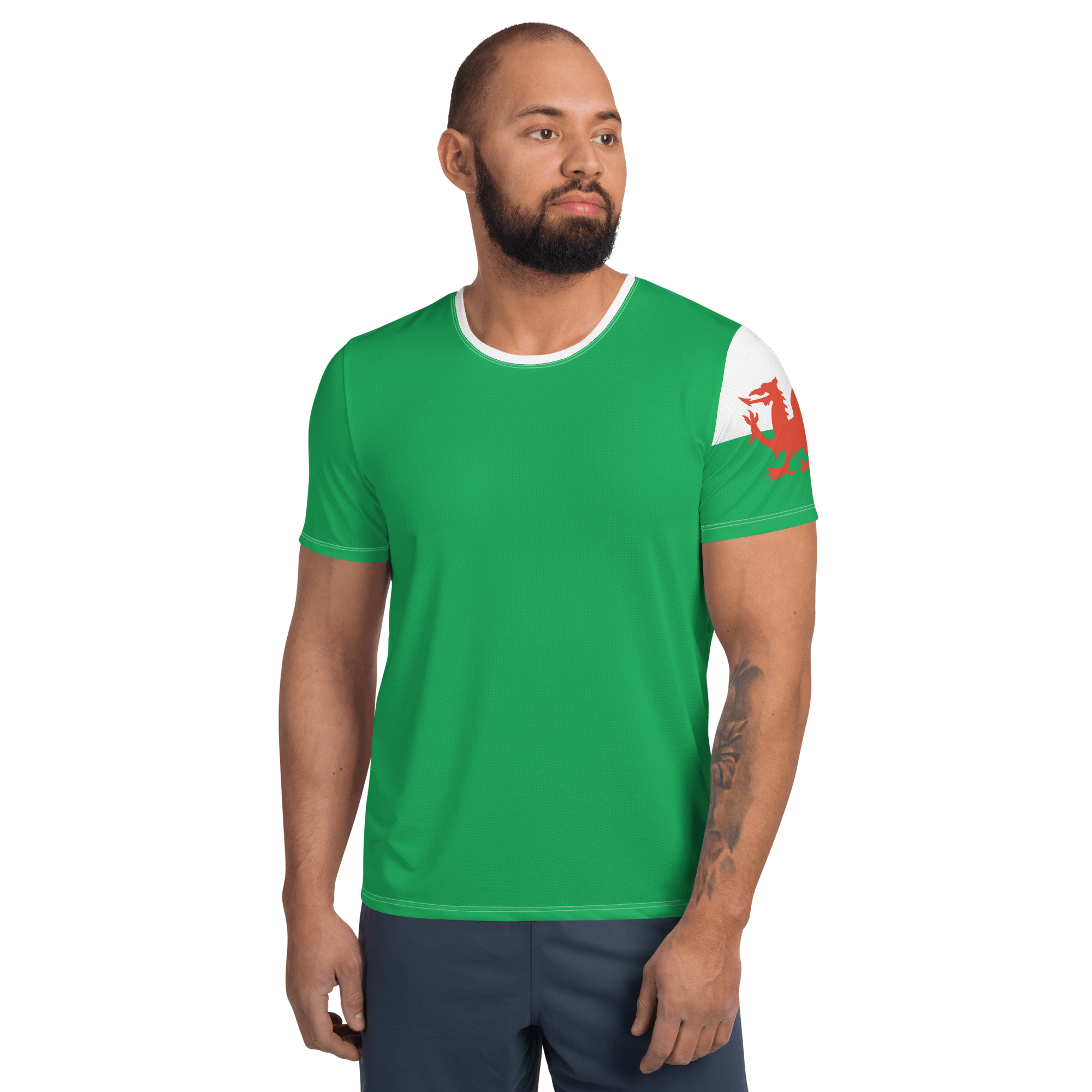 Flag of Wales | Men's Workout Shirt.