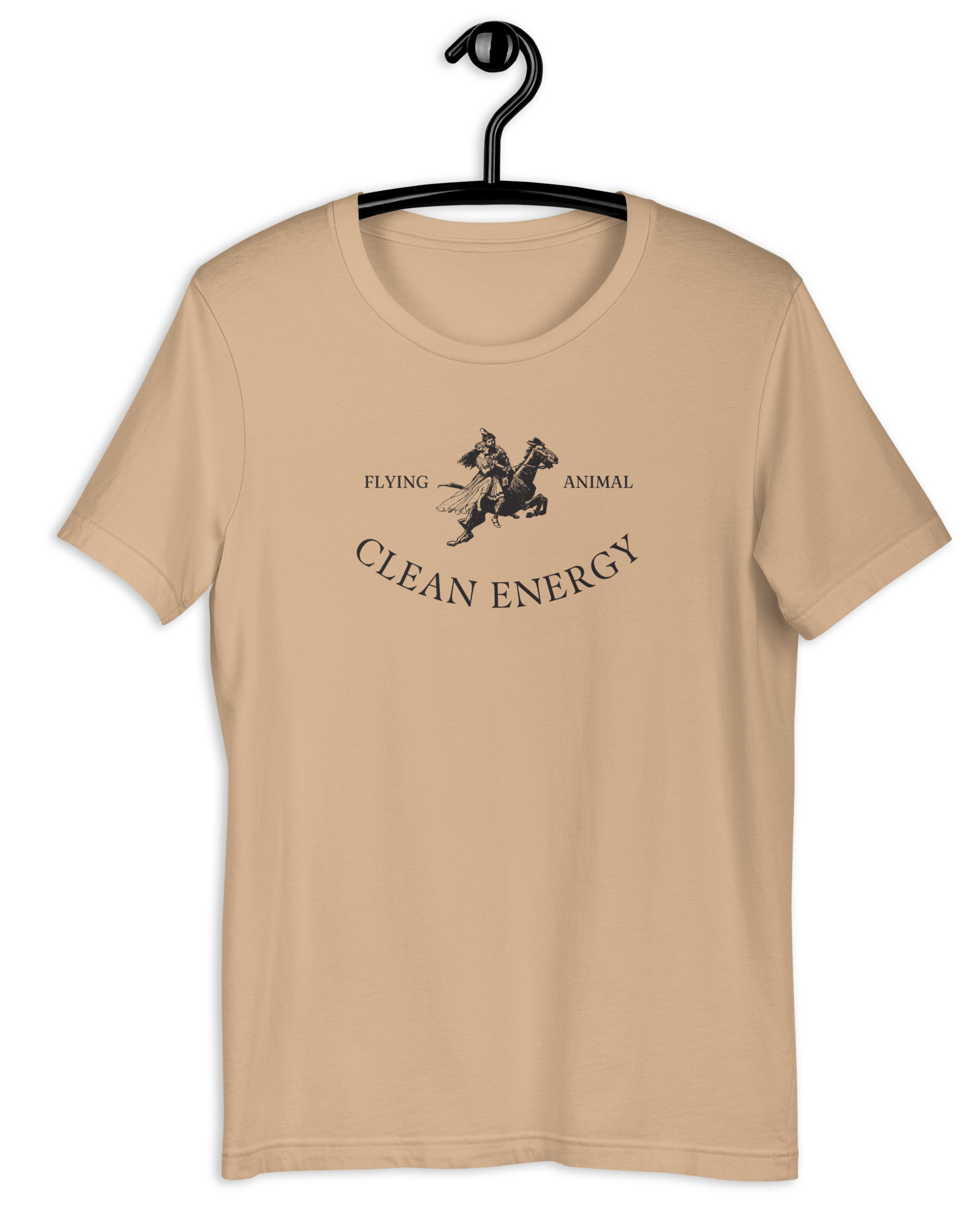 Flying Animal Clean Energy T-shirt Tan / S Jolly & Goode