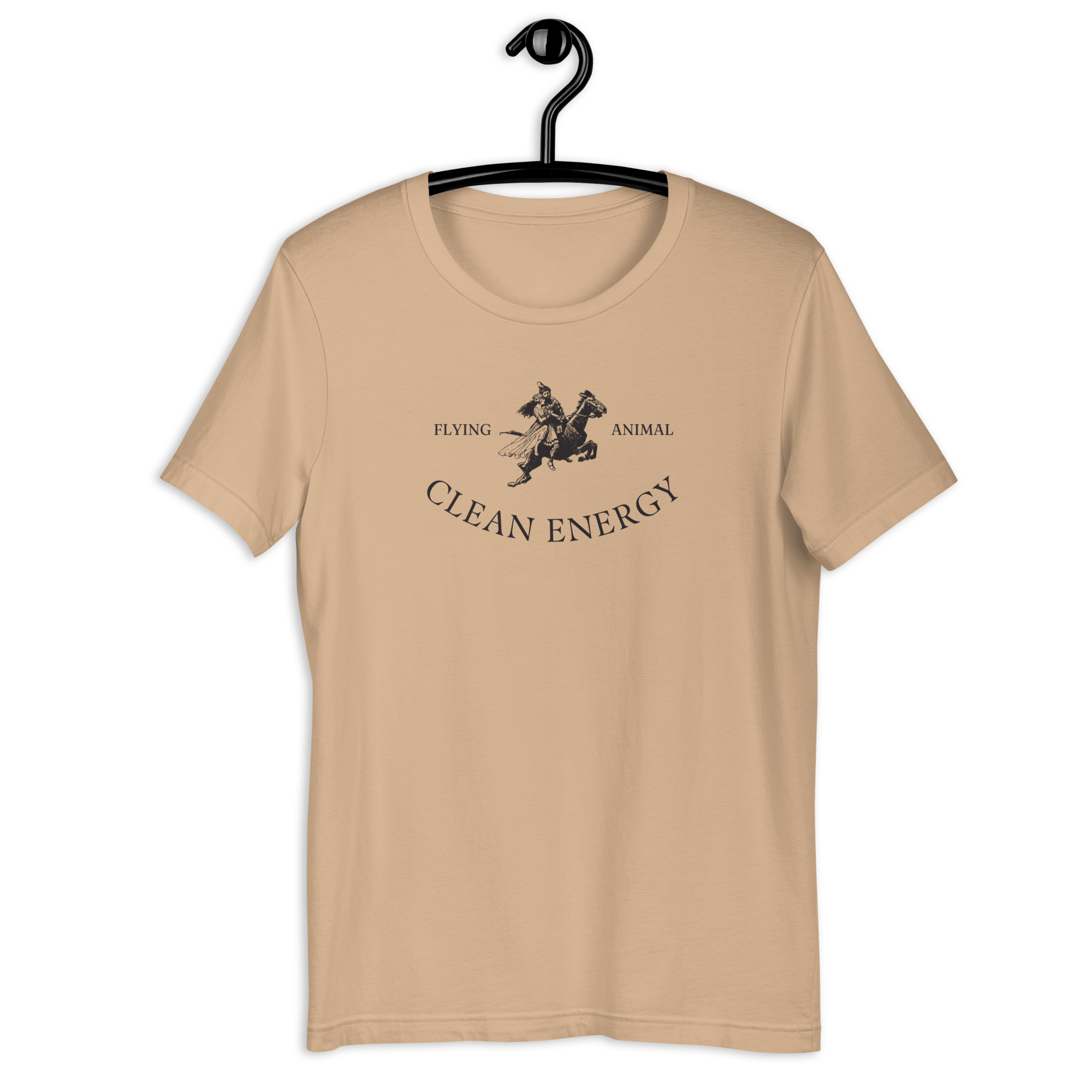 Flying Animal Clean Energy T-shirt Tan / S Jolly & Goode