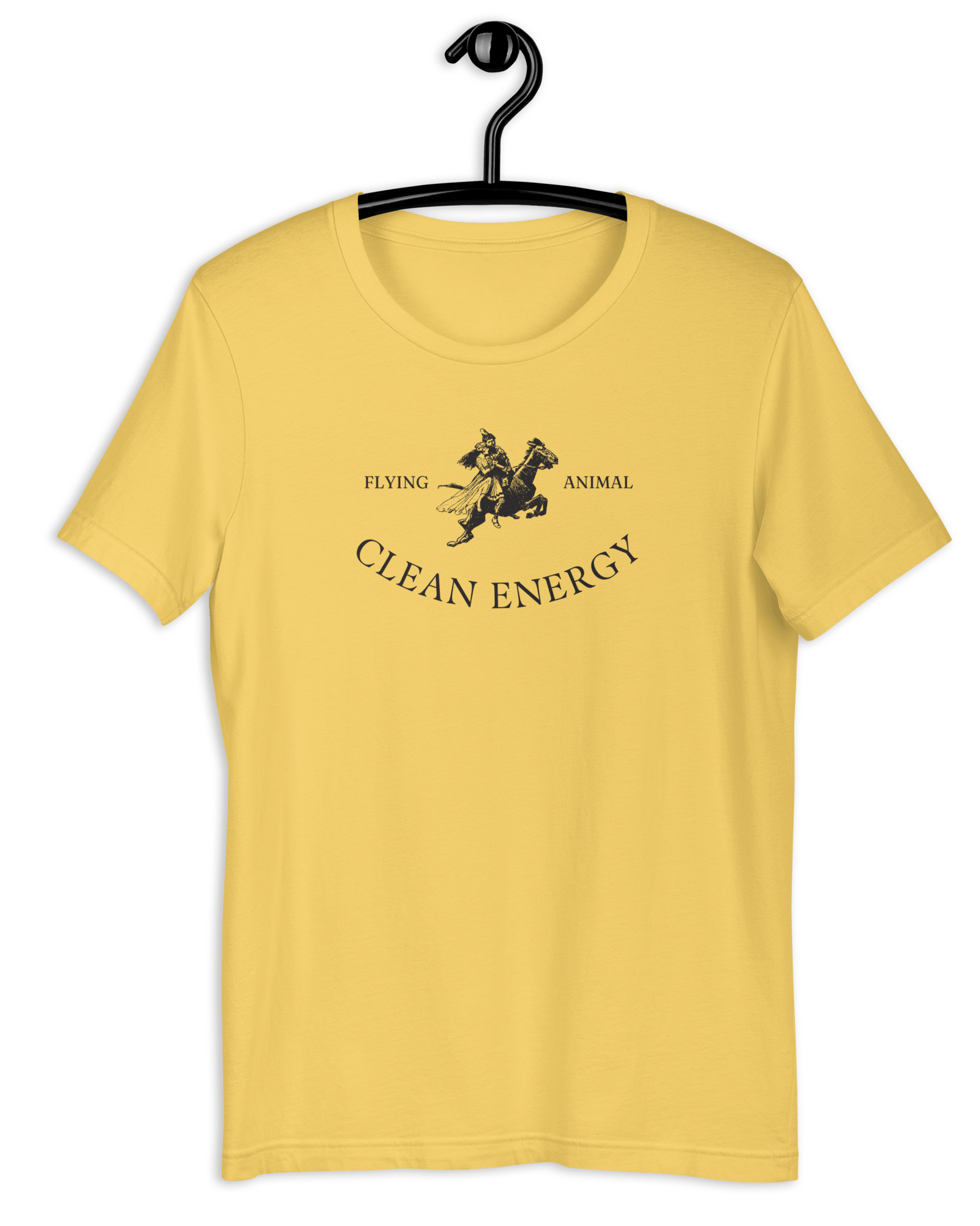 Flying Animal Clean Energy T-shirt Yellow / S Jolly & Goode