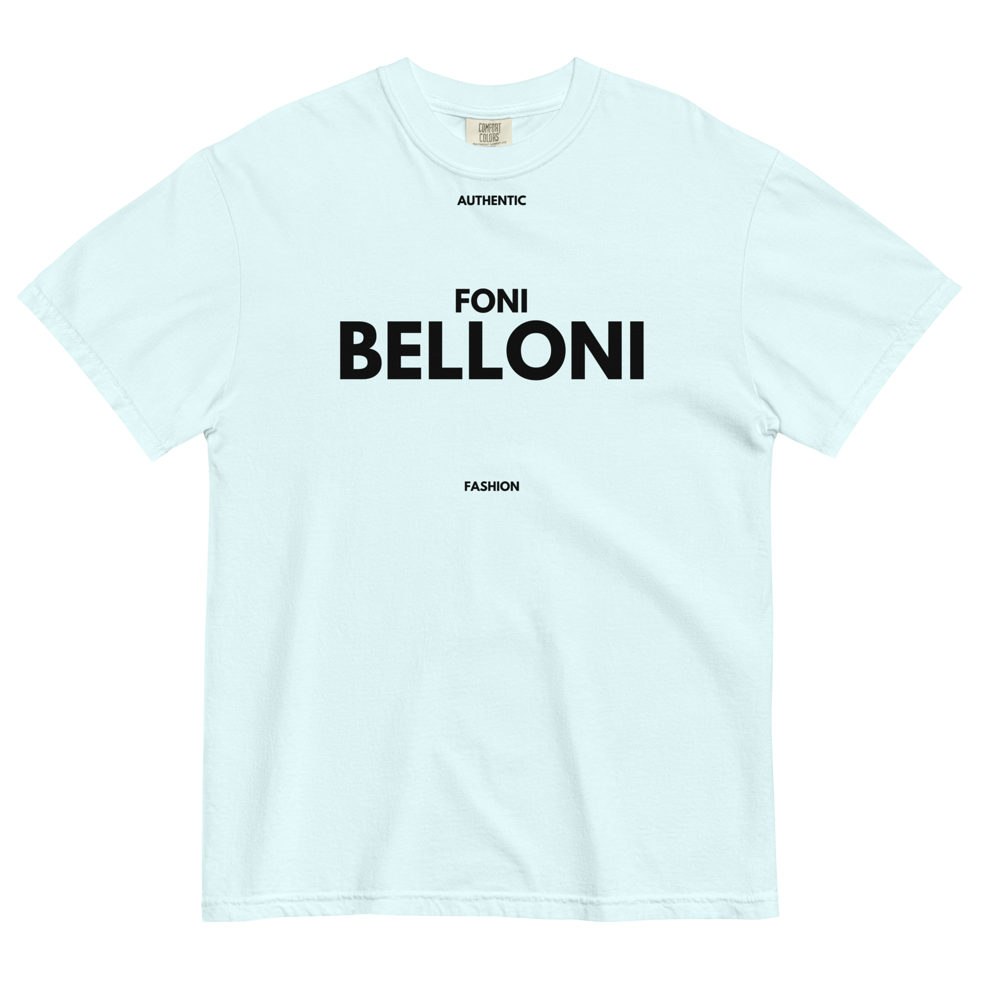 Foni Belloni Authentic Fashion T-Shirt | Garment-Dyed Chambray / S Shirts & Tops Jolly & Goode